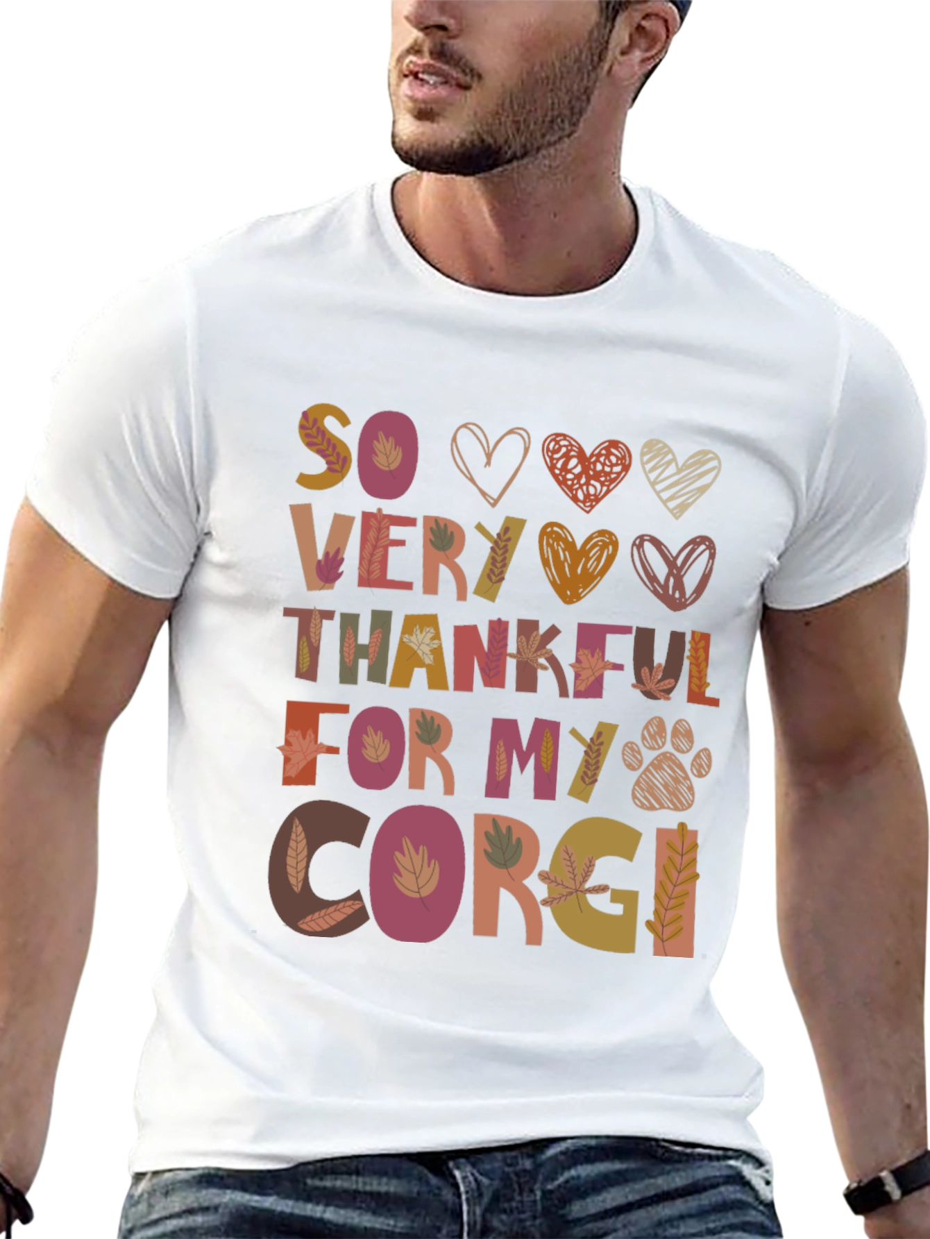 So Very Thankful Corgi T-Shirt