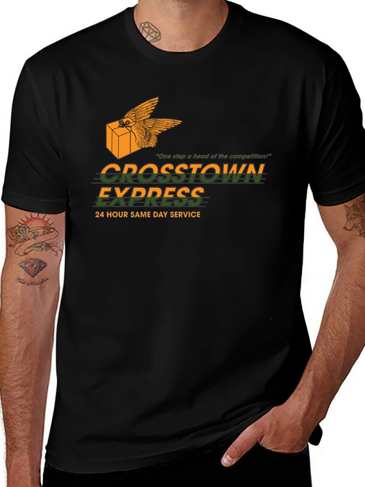 Crosstown Express Black Graphic Tee
