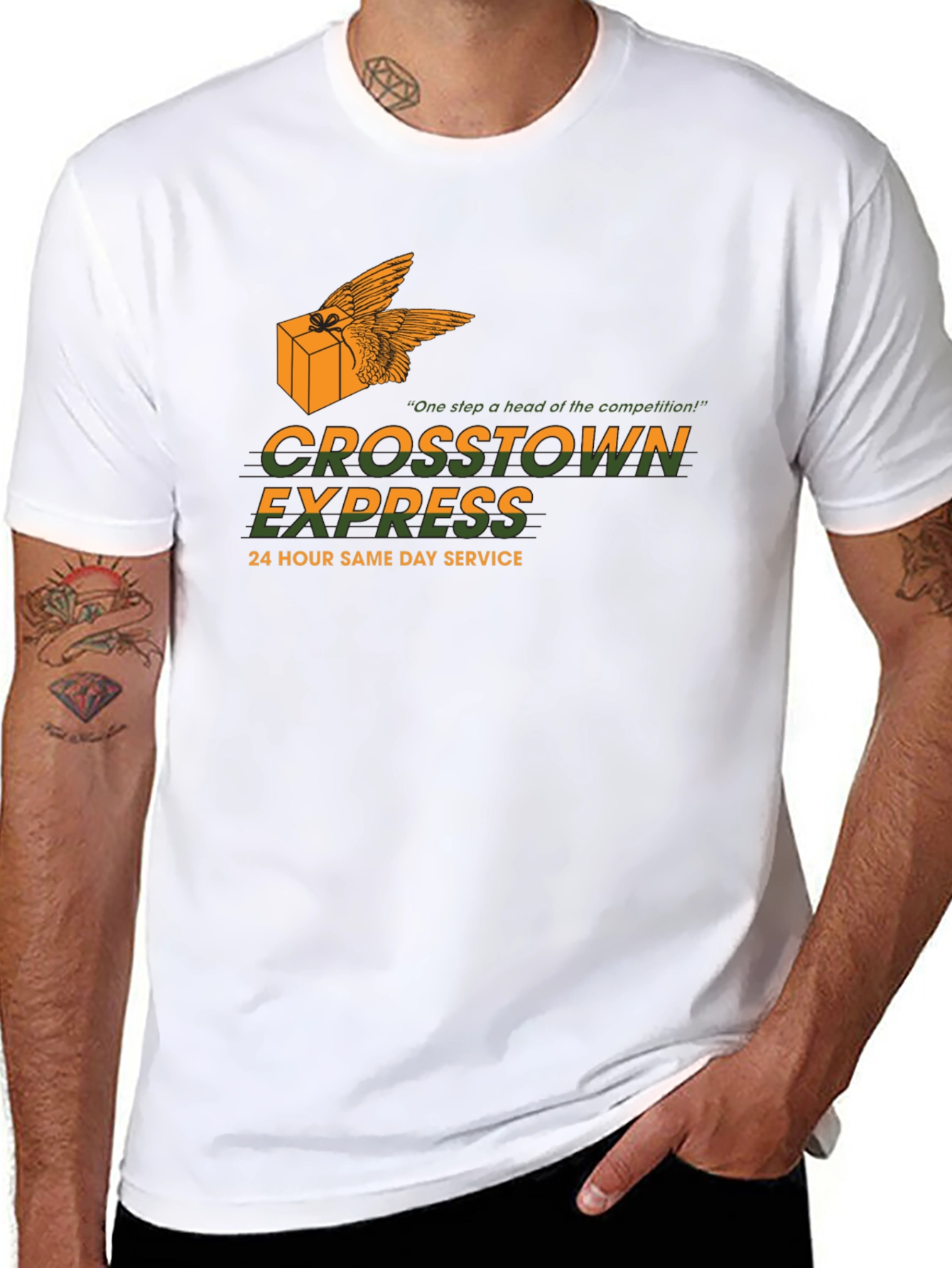 Crosstown Express Black Graphic Tee