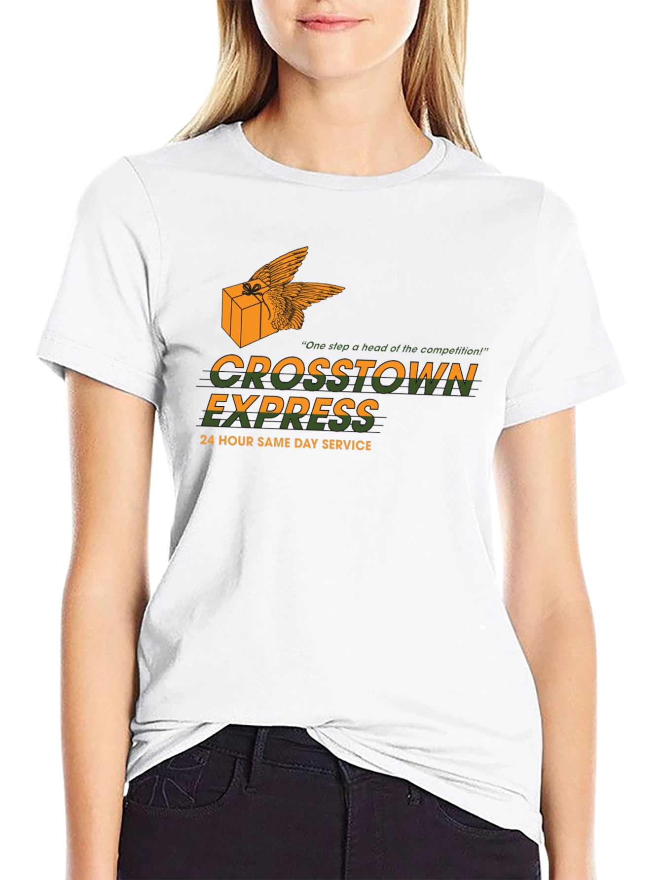 Crosstown Express Black Graphic Tee