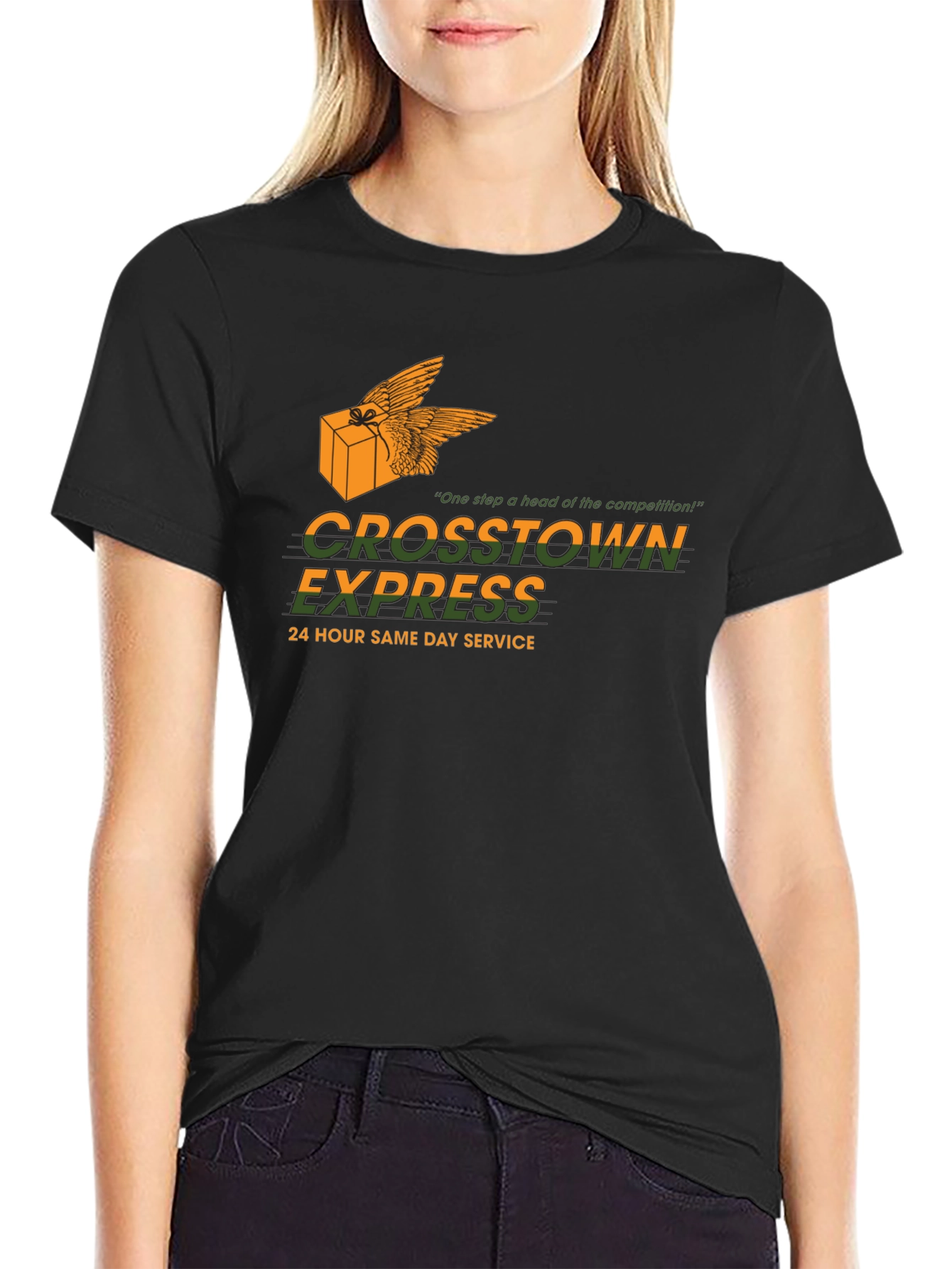 Crosstown Express Black Graphic Tee