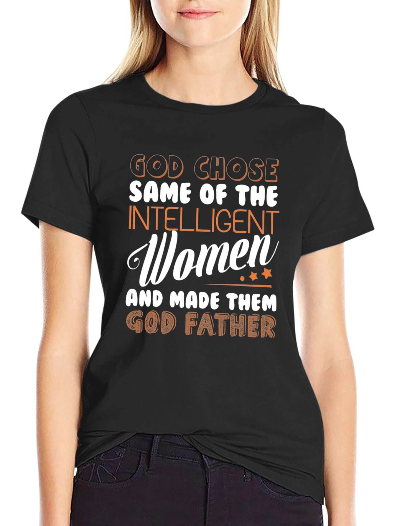 God Chose God Father T-Shirt