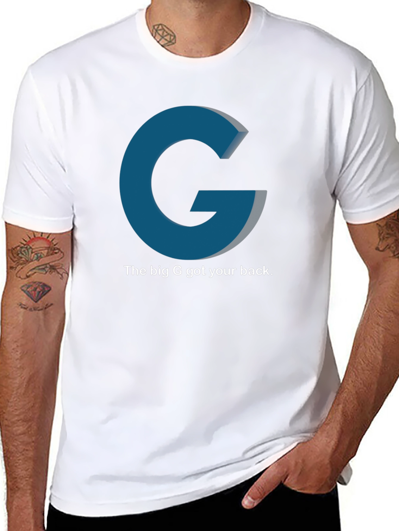The Big G Mens Black T-Shirt