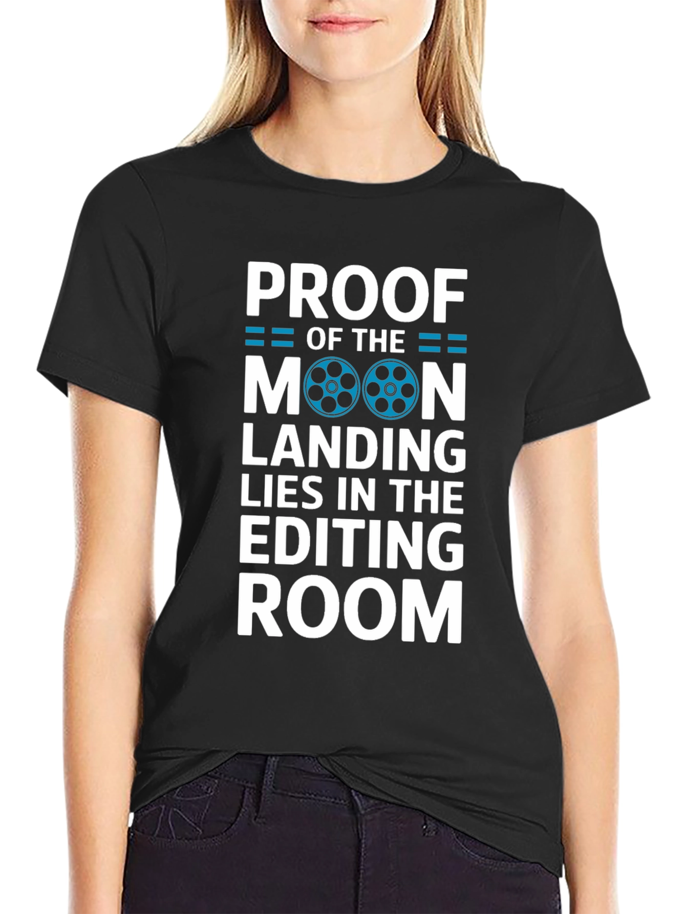 Proof Moon Landing T-Shirt - Editing Room Conspiracy Tee