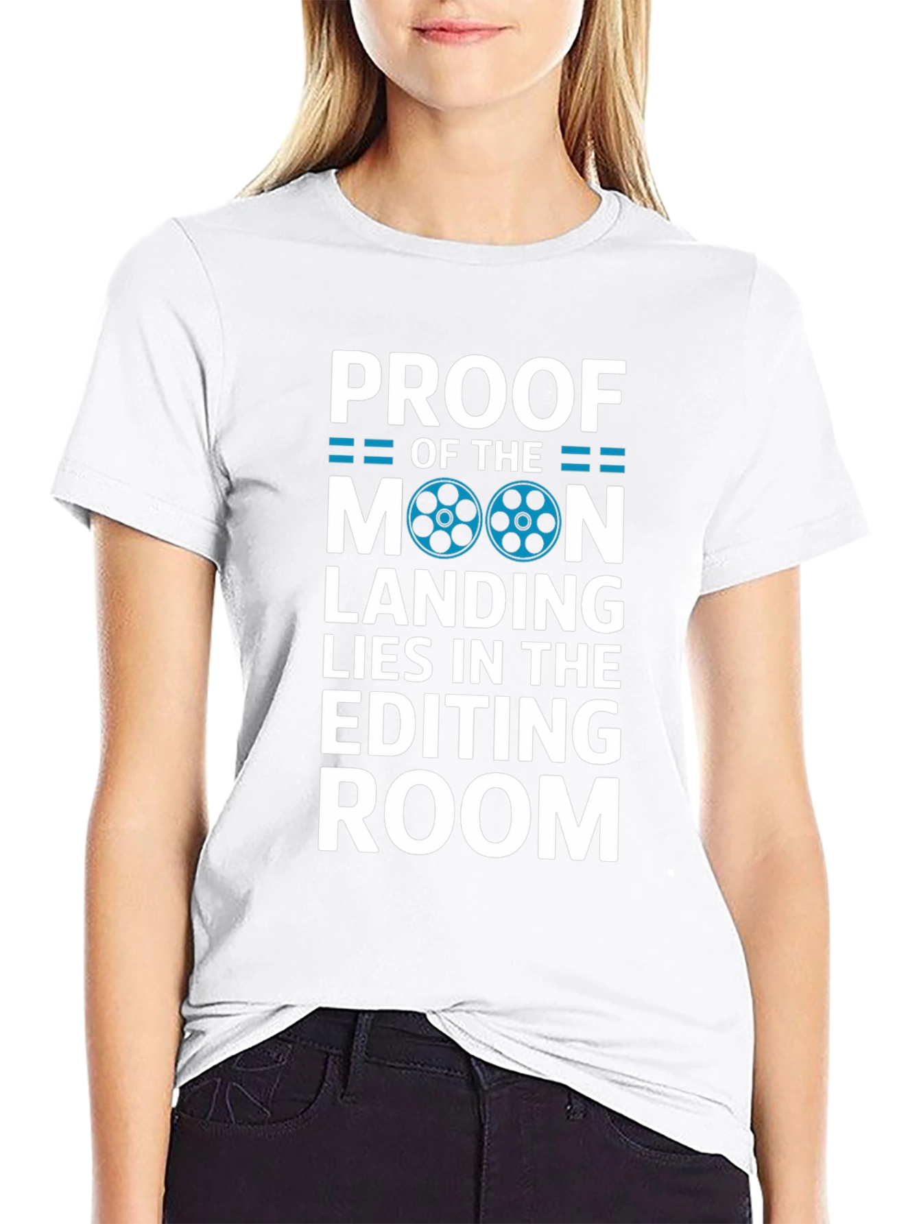 Proof Moon Landing T-Shirt - Editing Room Conspiracy Tee