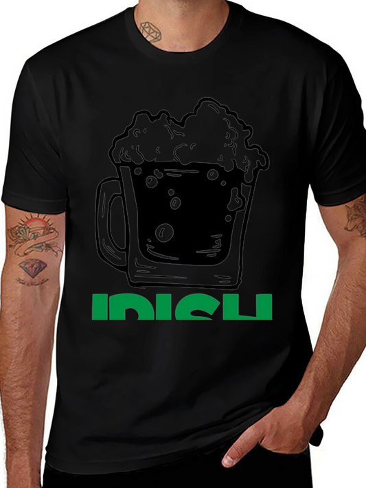 Irish Beer Mug Graphic Tee - St. Patricks Day T-Shirt