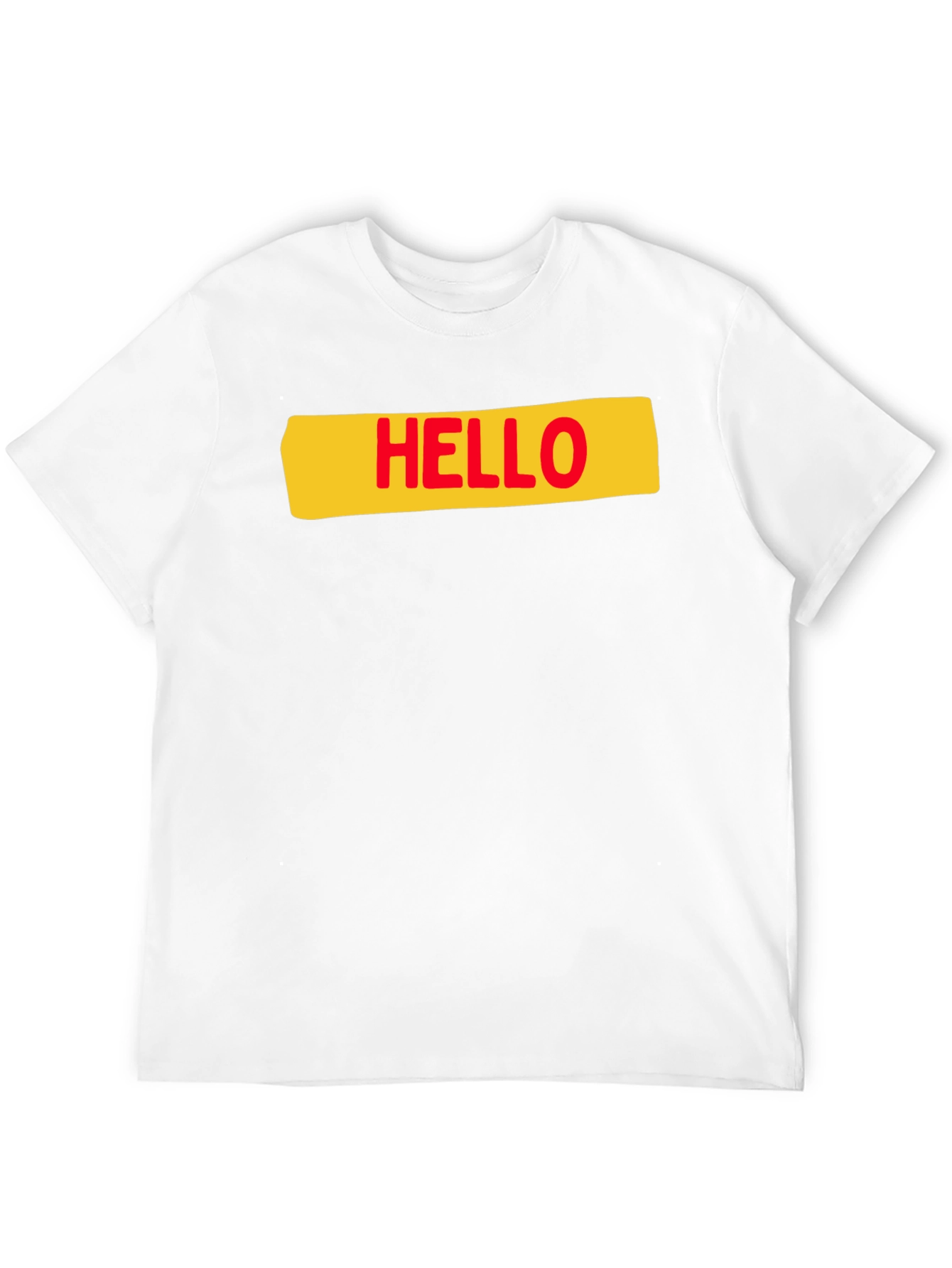 Hello T-Shirt - Casual Graphic Tee