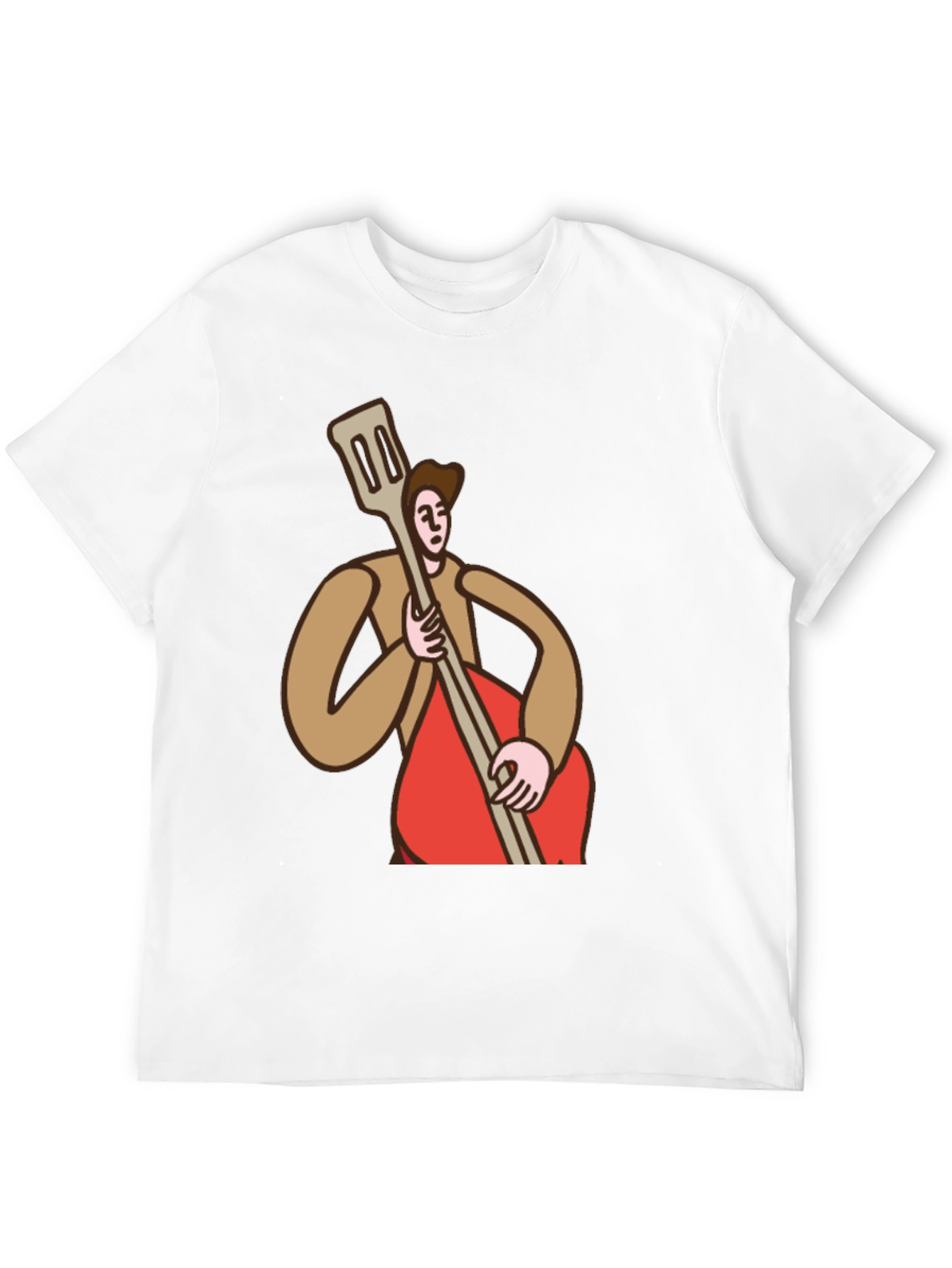 Bass Player Graphic Tee - Black Cotton T-Shirt