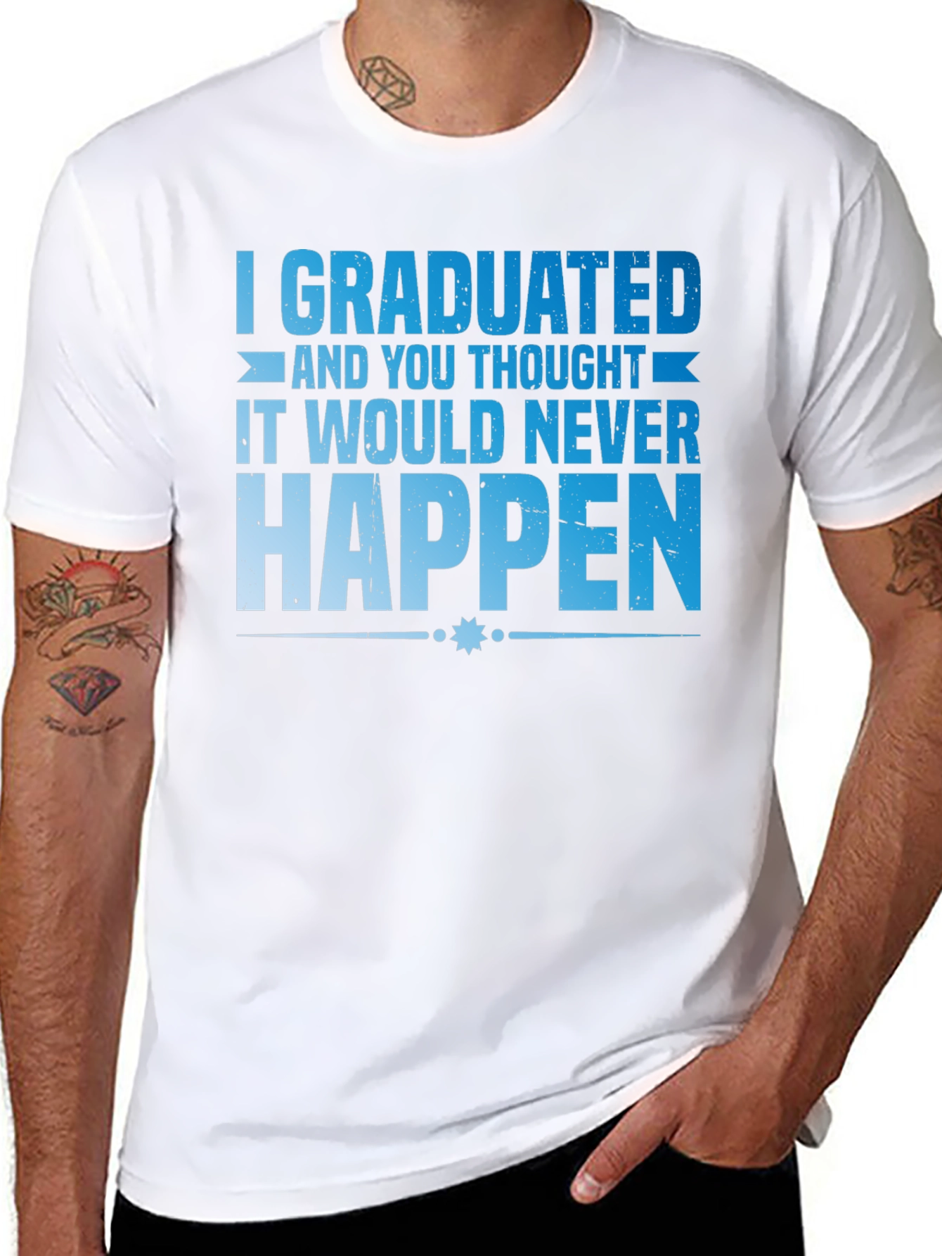 Graduated Tee - Funny Graduation T-Shirt