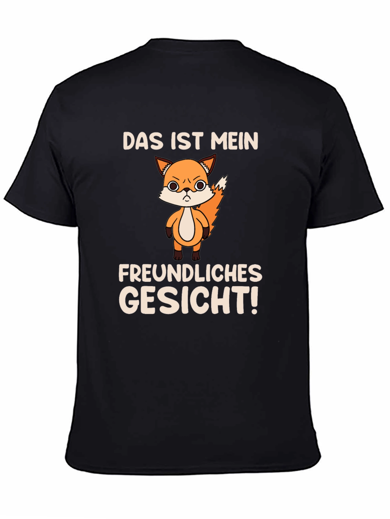 Funny Fox T-Shirt - Das Ist Mein Freundliches Gesicht!