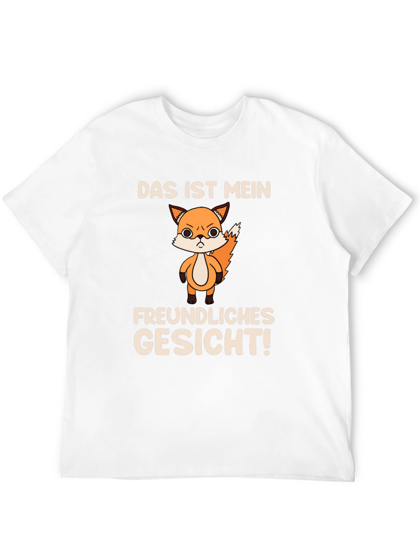 Funny Fox T-Shirt - Das Ist Mein Freundliches Gesicht!