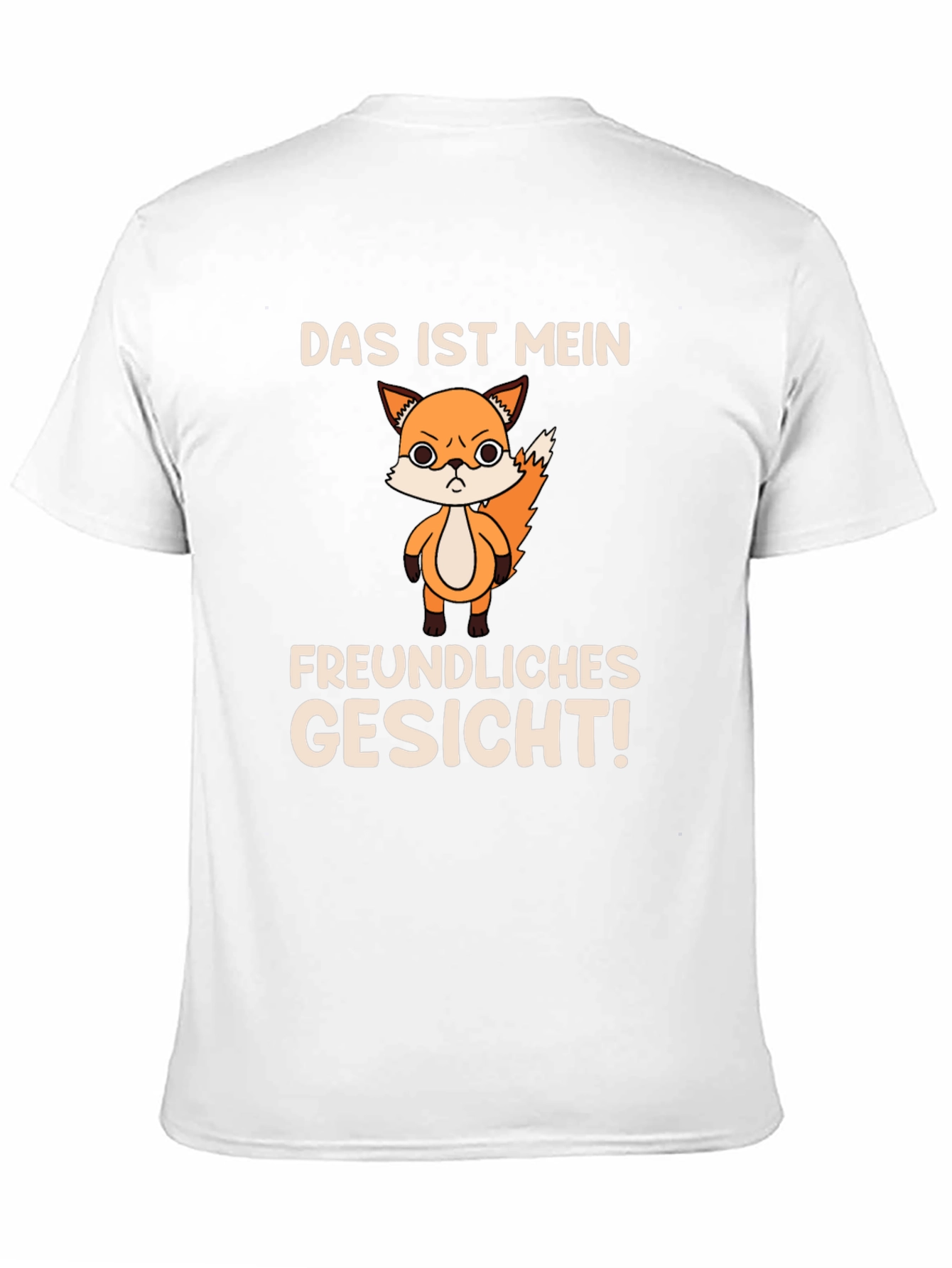 Funny Fox T-Shirt - Das Ist Mein Freundliches Gesicht!