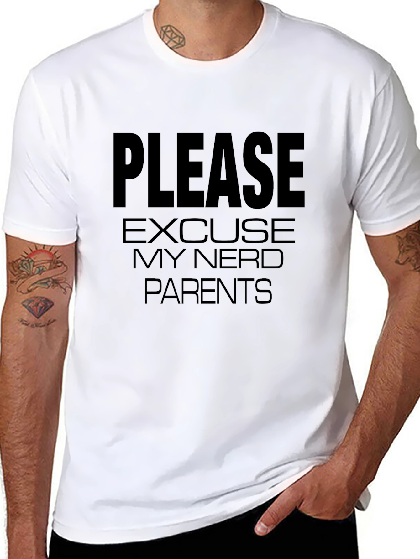 Nerd Parents T-Shirt - Funny Graphic Tee