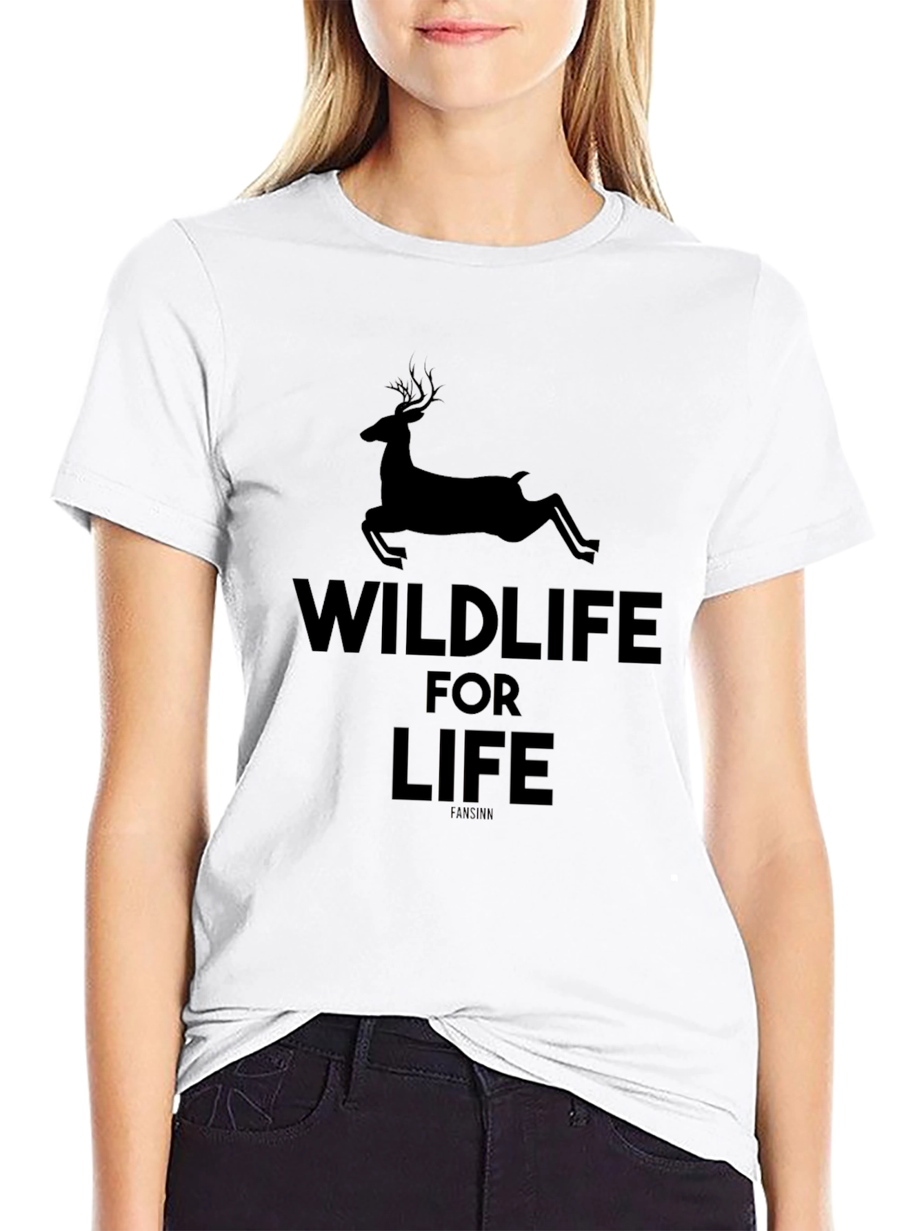 Wildlife for Life Black Graphic Tee