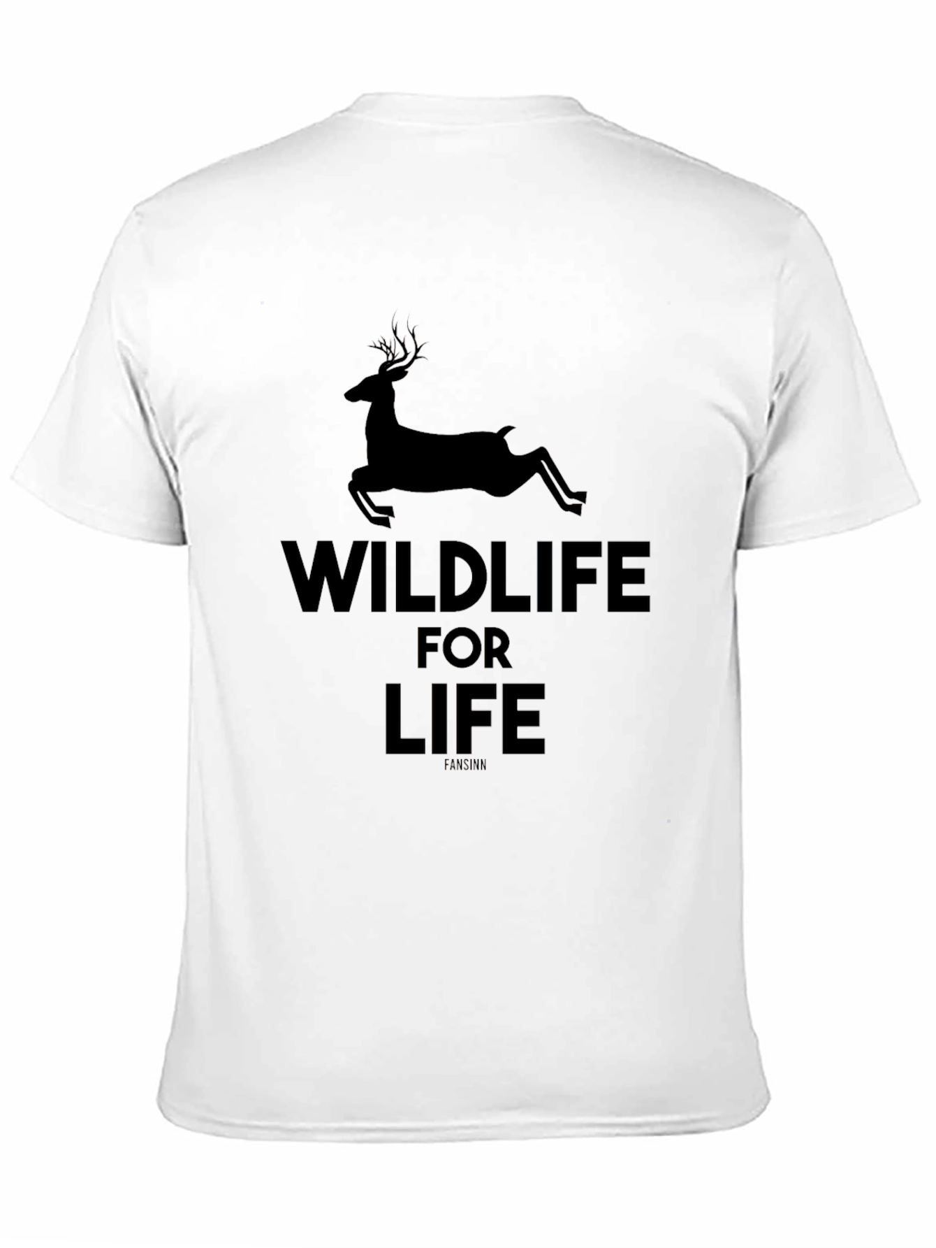 Wildlife for Life Black Graphic Tee