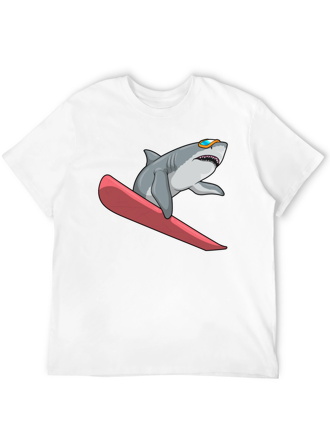 Cool Shark Snowboard T-Shirt
