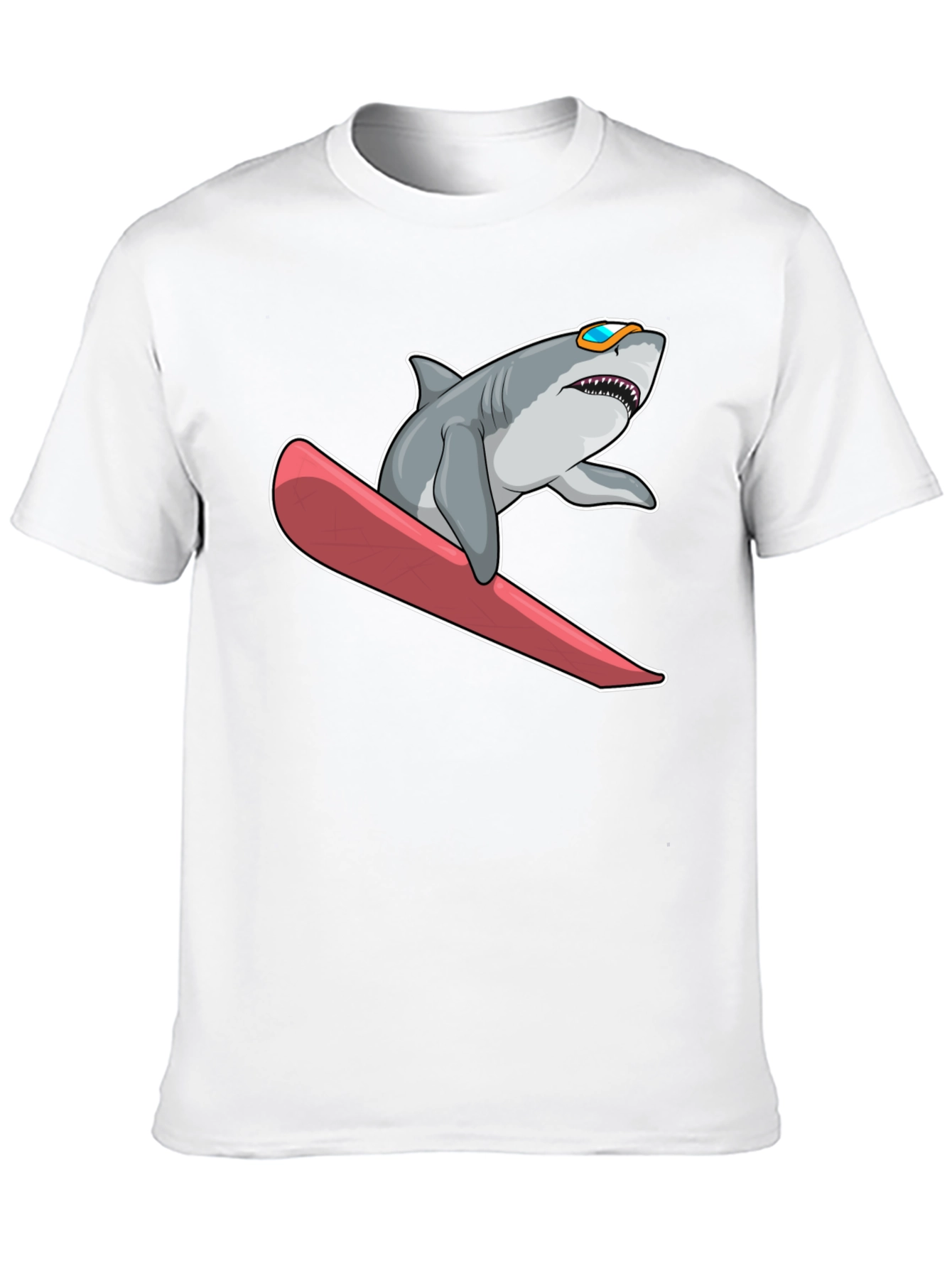 Cool Shark Snowboard T-Shirt