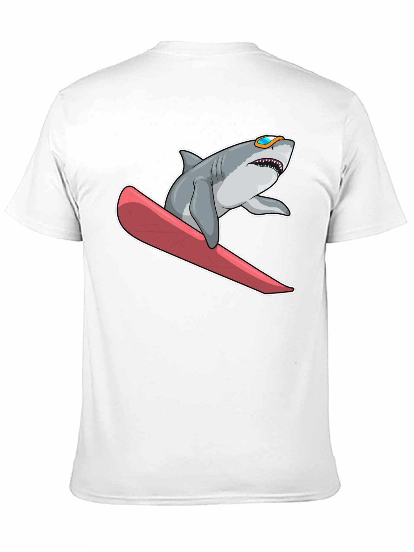 Cool Shark Snowboard T-Shirt