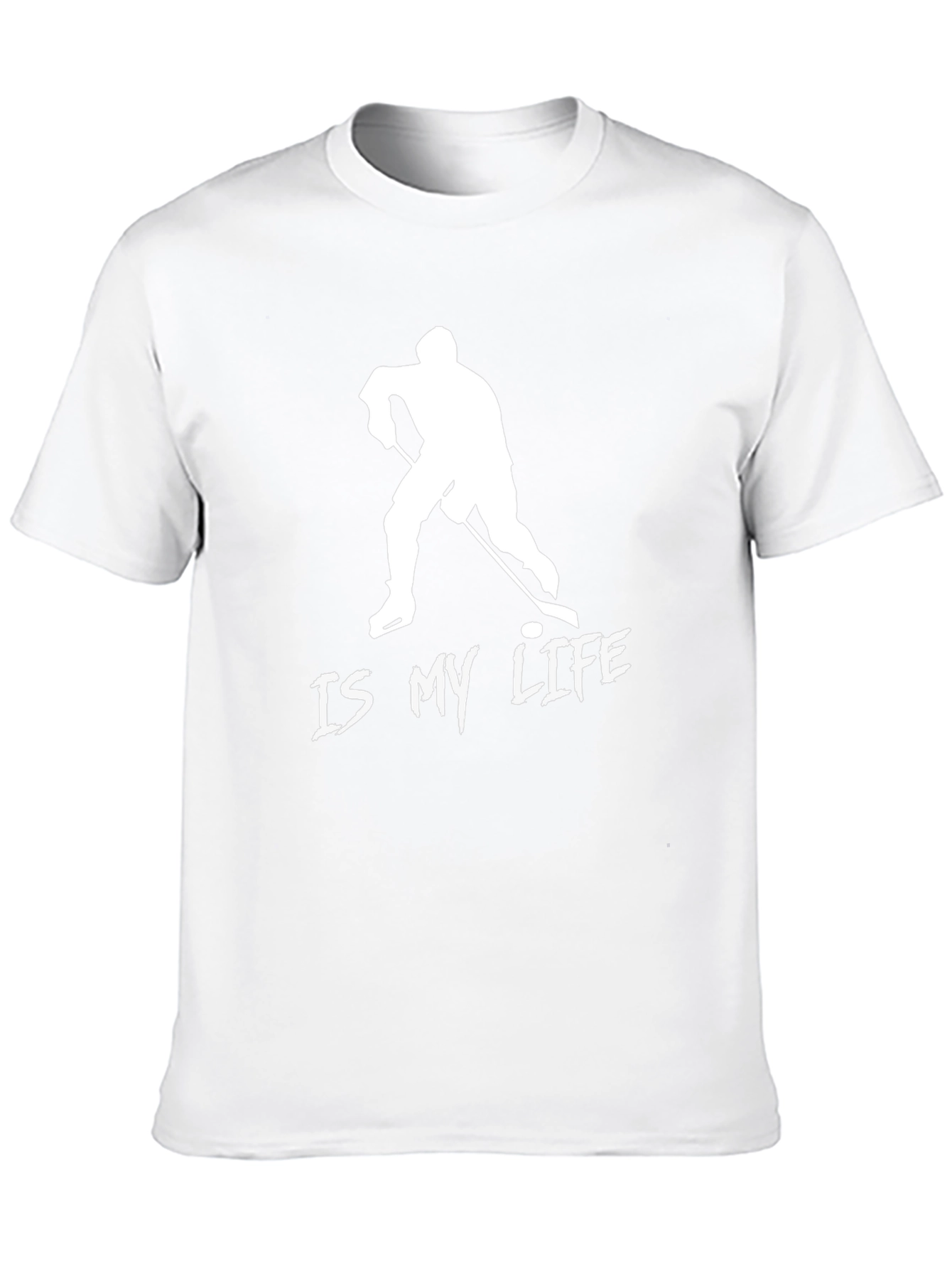 Hockey Is My Life Black Graphic Tee