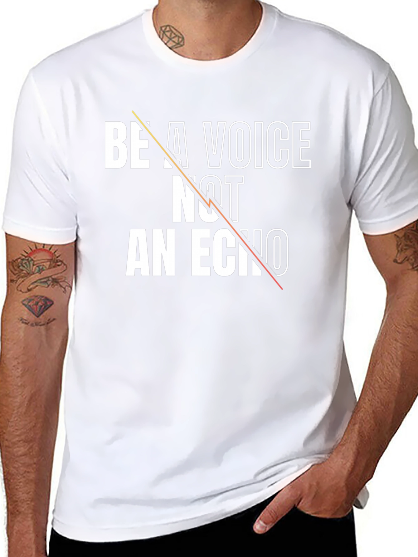 Be a Voice Not an Echo Graphic Tee