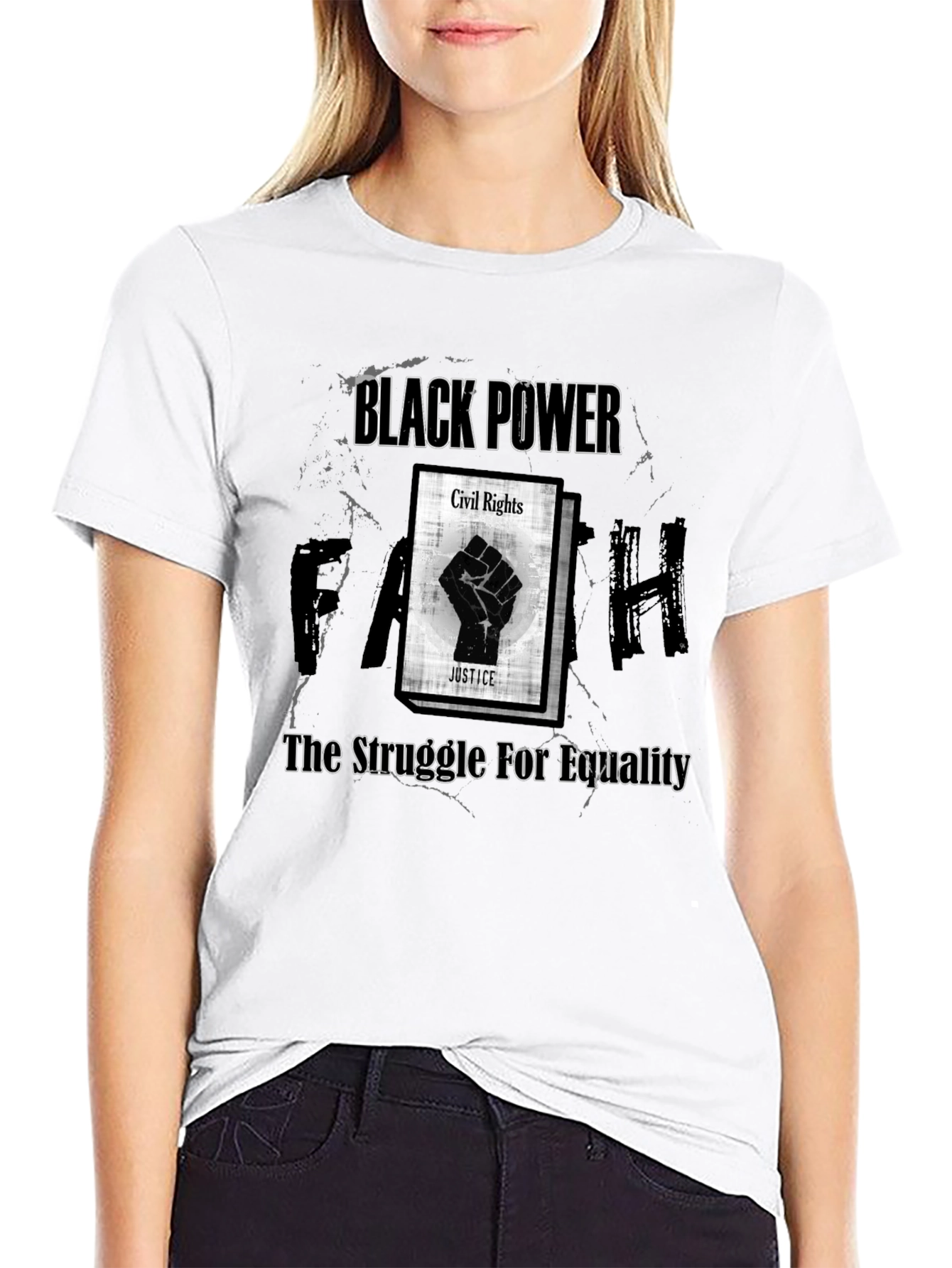 Black Power Civil Rights Equality Graphic T-Shirt