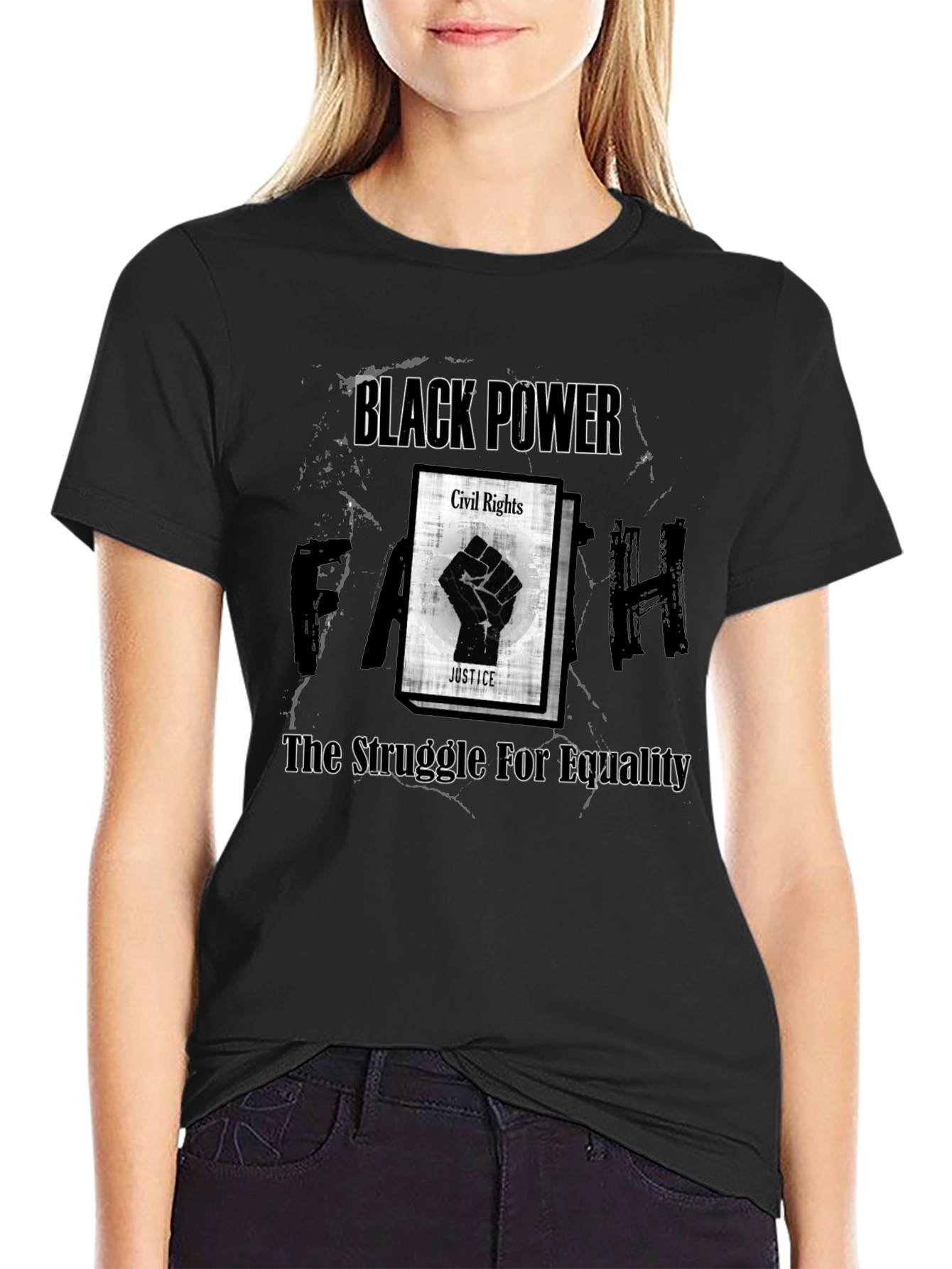 Black Power Civil Rights Equality Graphic T-Shirt