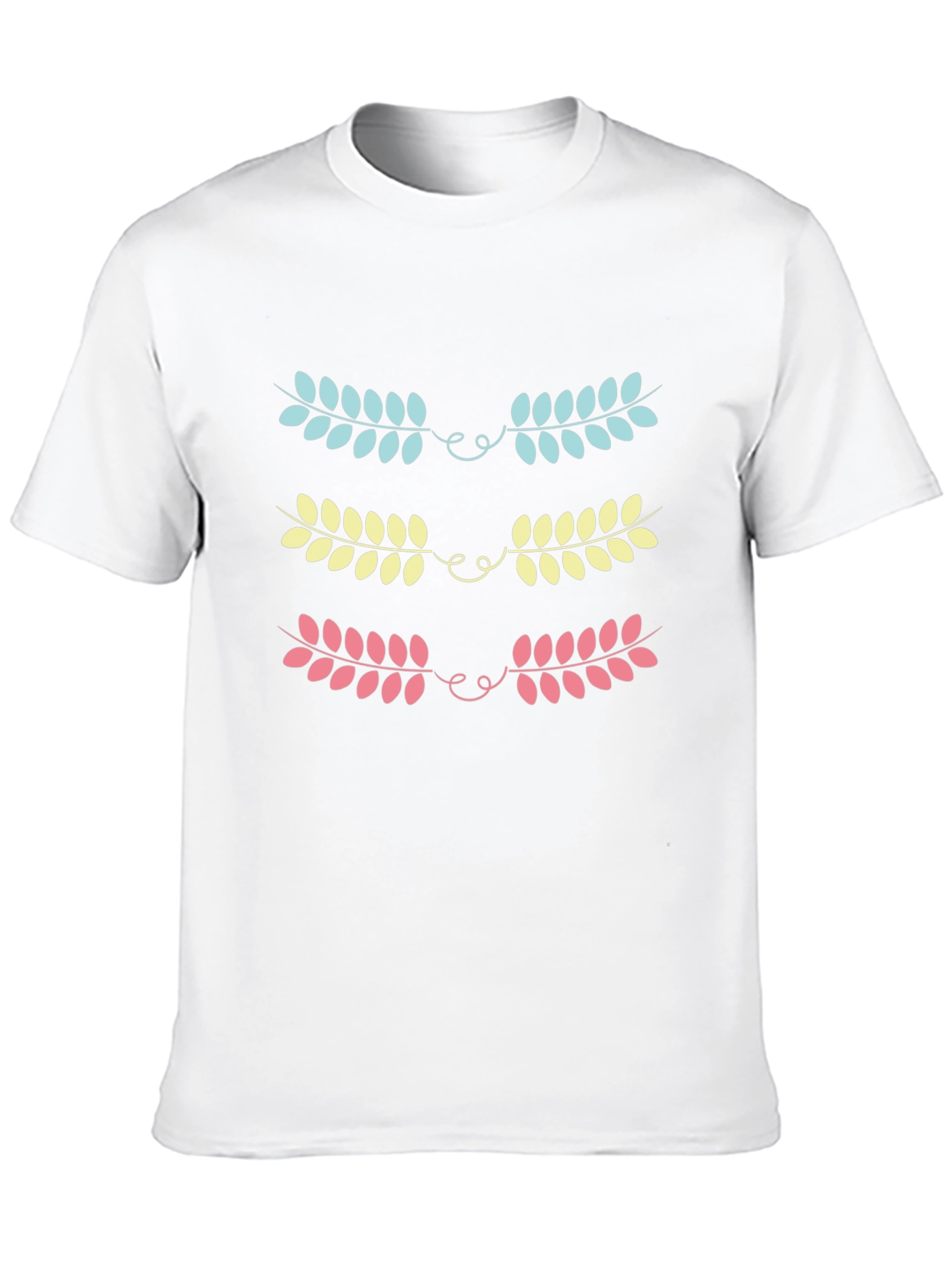 Leaf Garland Graphic Tee - Stylish Unisex T-Shirt