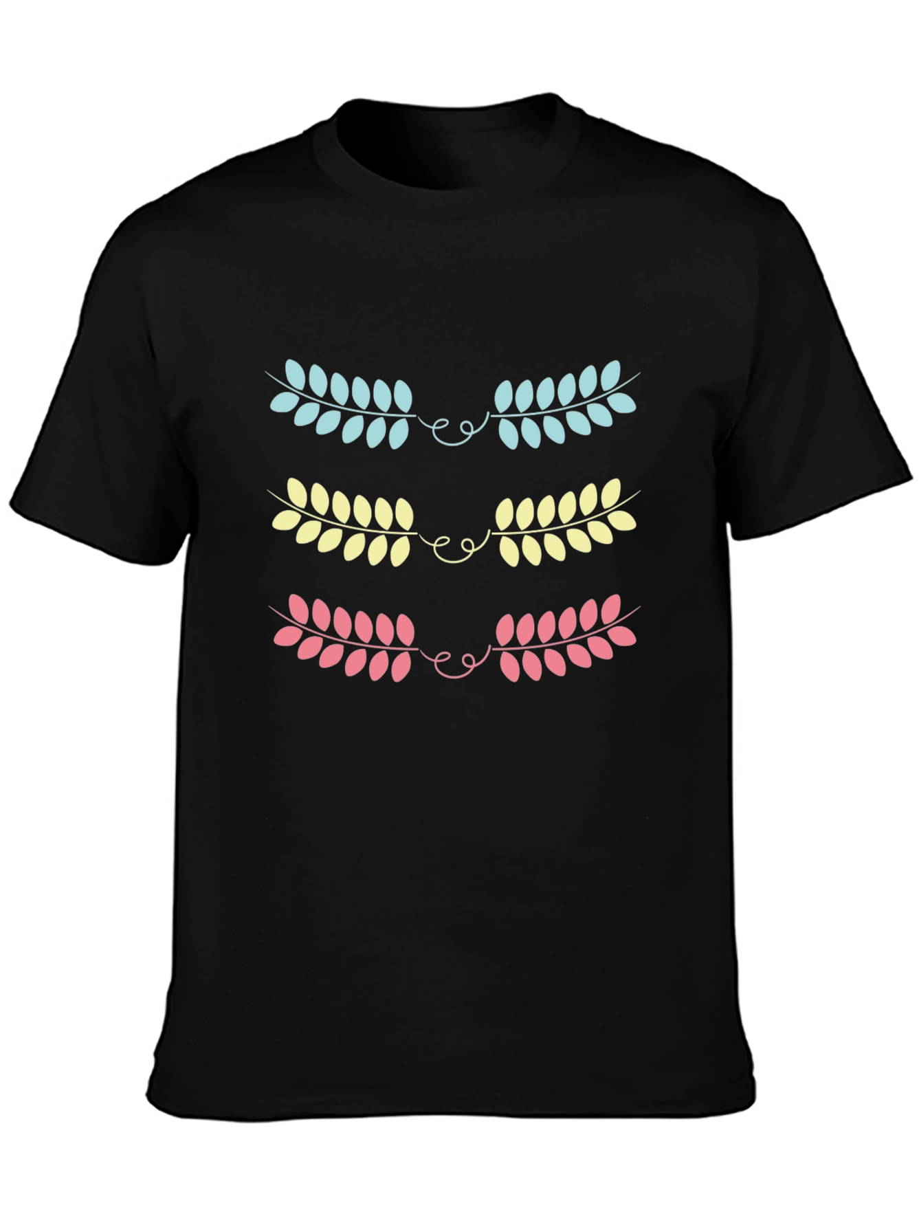 Leaf Garland Graphic Tee - Stylish Unisex T-Shirt