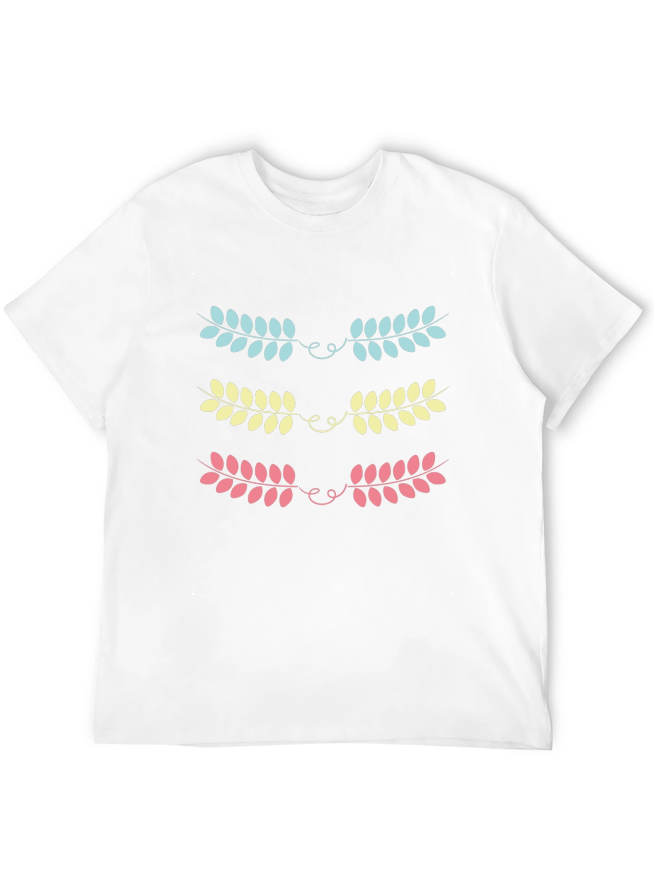 Leaf Garland Graphic Tee - Stylish Unisex T-Shirt