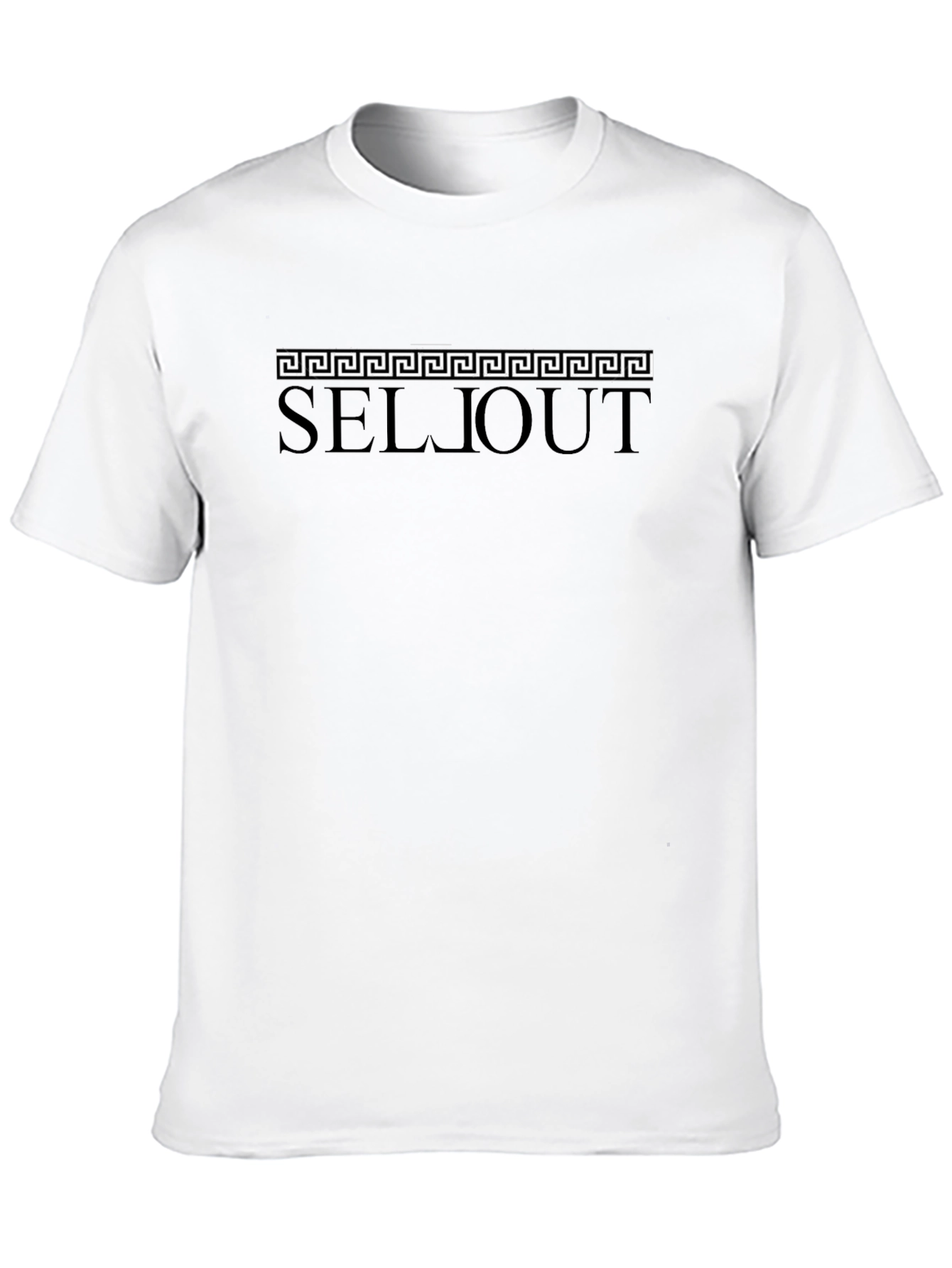 Seljout Graphic Tee - Black Cotton T-Shirt