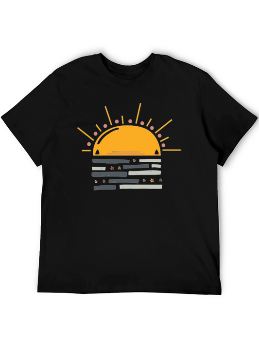 Sunrise Graphic T-Shirt - Black