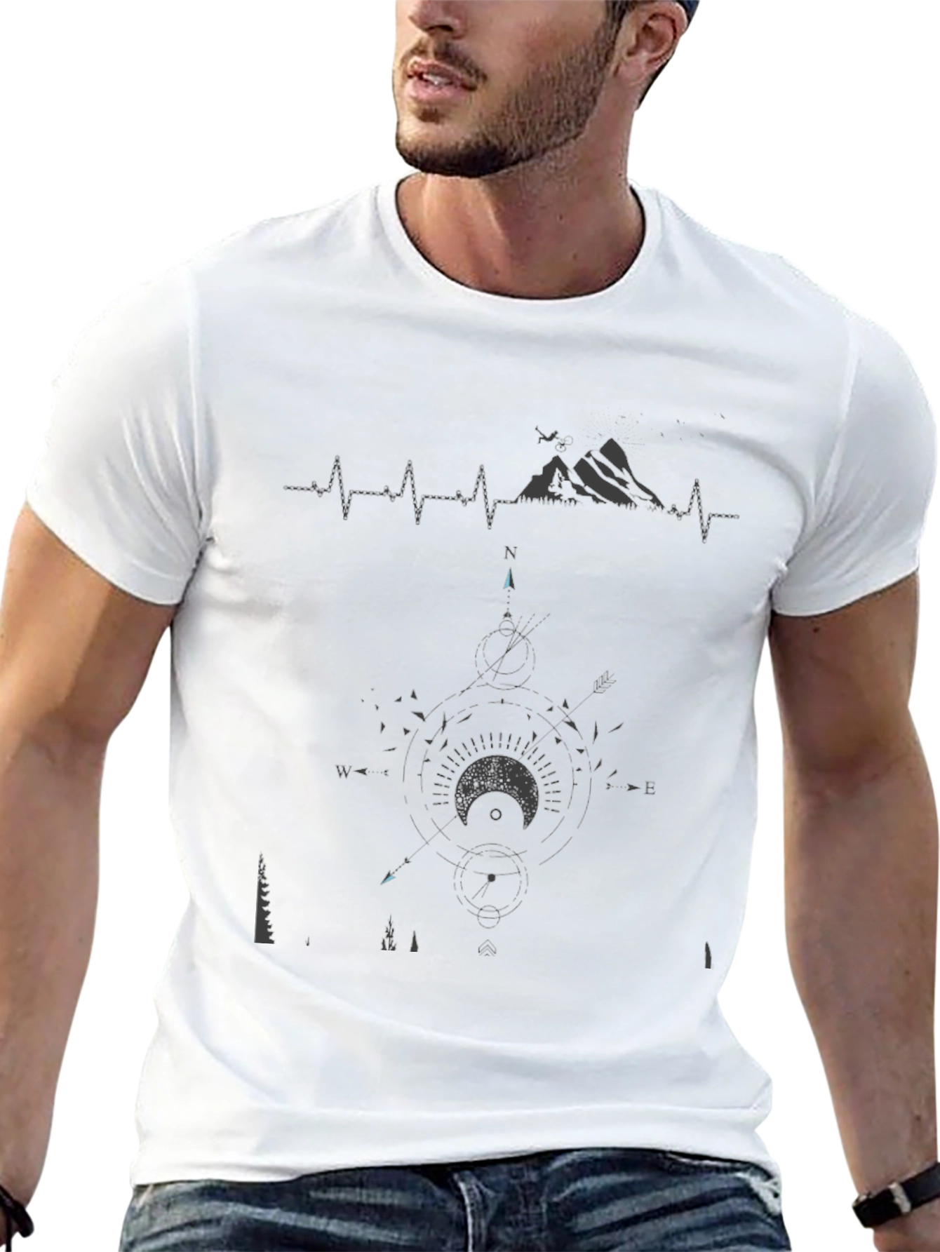 Mountain Heartbeat Graphic Tee - Adventure Ready