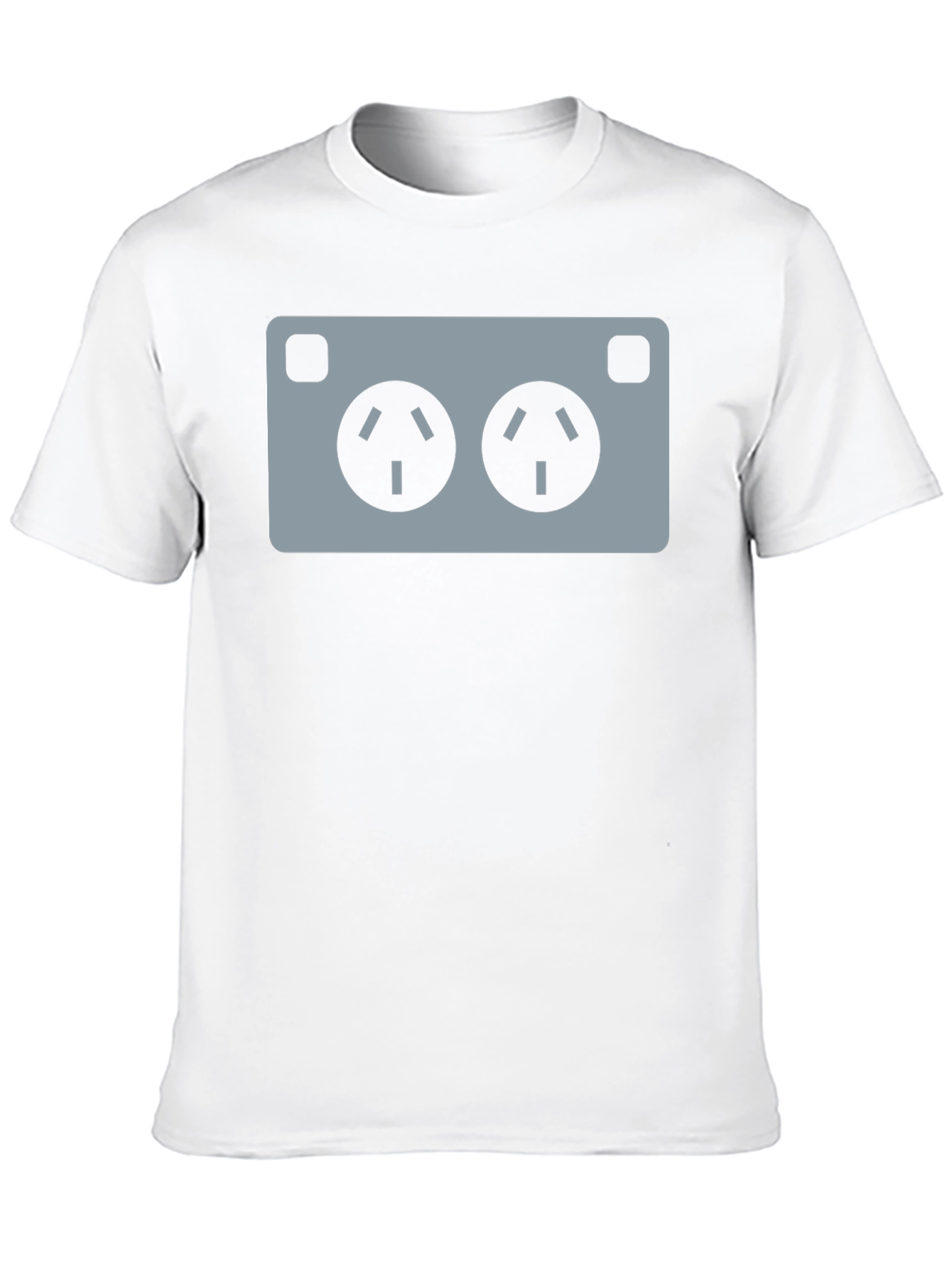 Funny Electrical Outlet Graphic Tee - Novelty T-Shirt