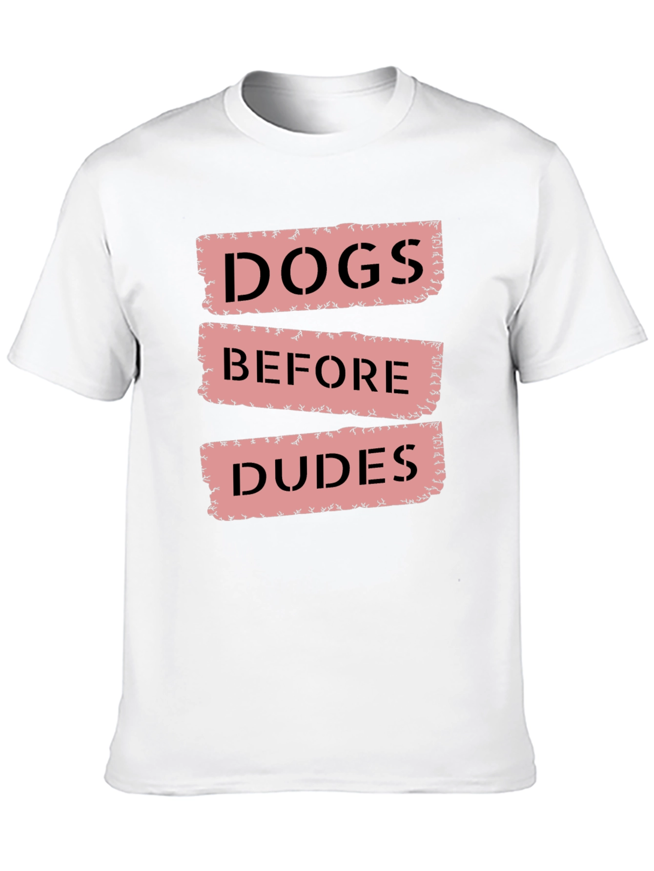 Dogs Before Dudes Black Graphic Tee