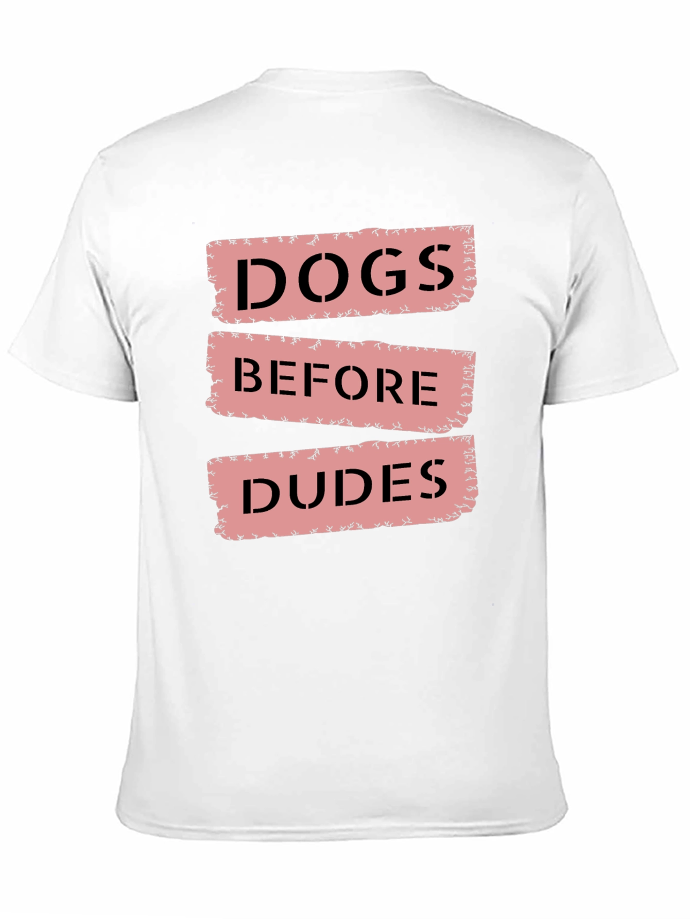 Dogs Before Dudes Black Graphic Tee