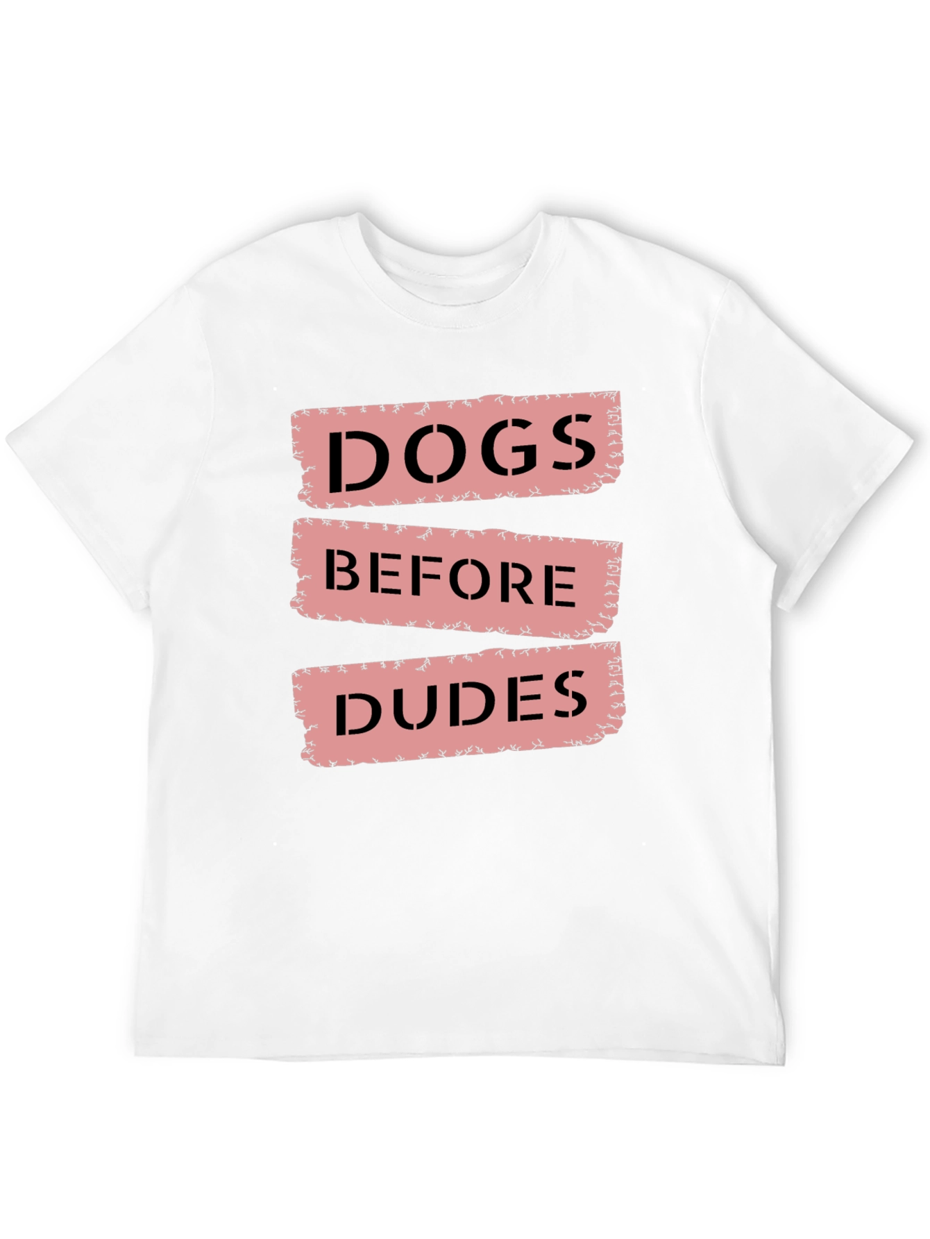 Dogs Before Dudes Black Graphic Tee