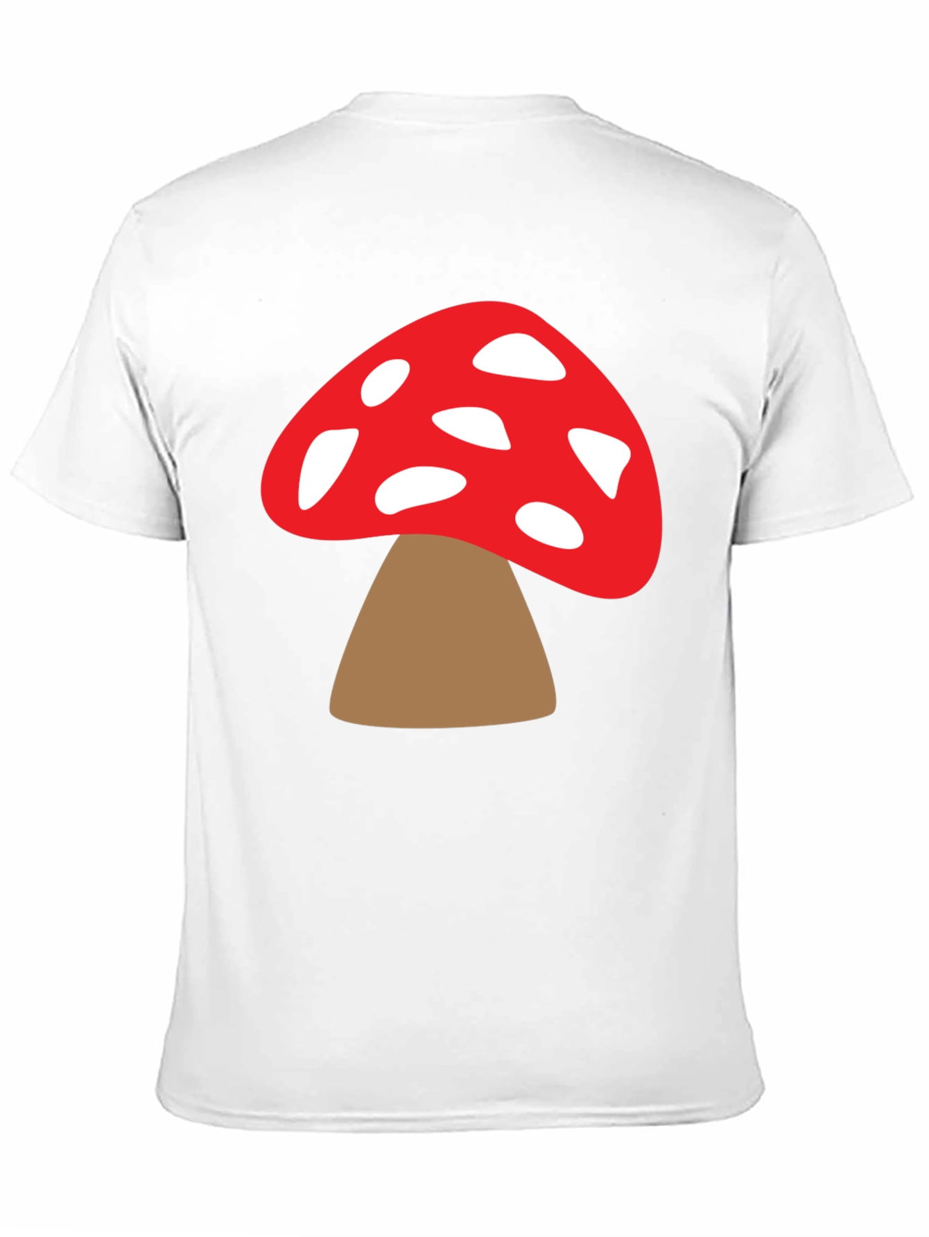 Mushroom Graphic Tee - Funky Black T-Shirt