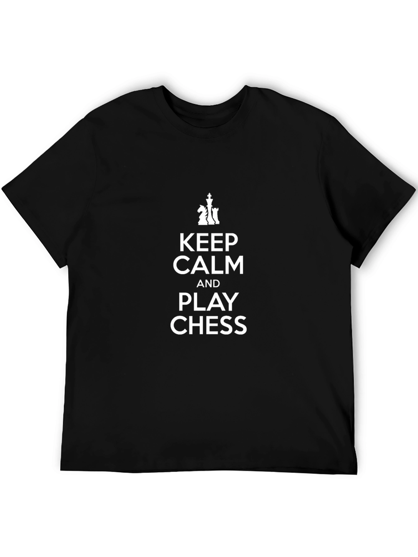 Keep Calm and Play Chess Graphic Tee