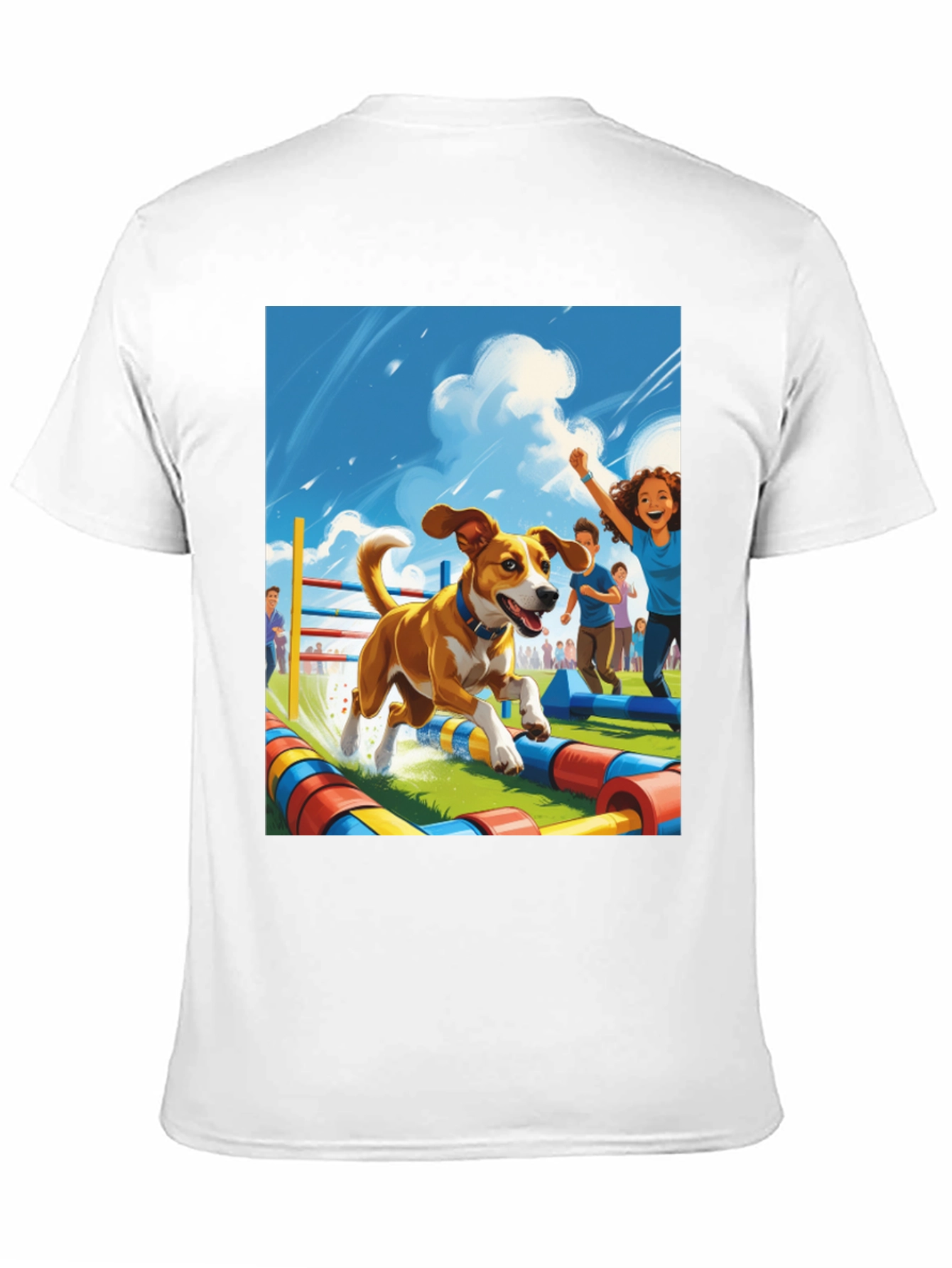 Dog Agility Cartoon T-Shirt