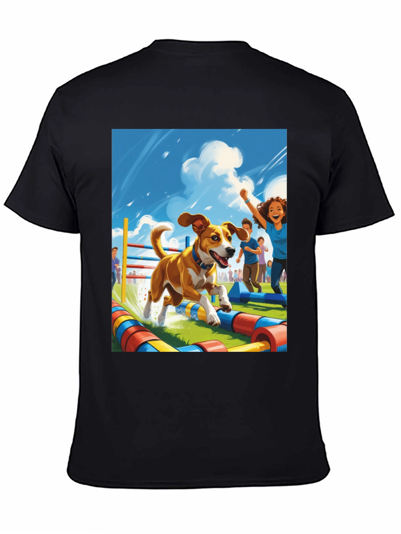 Dog Agility Cartoon T-Shirt