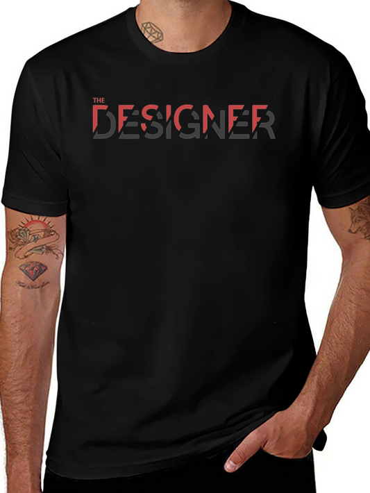 The Designer Graphic T-Shirt - Modern Crew Neck Tee