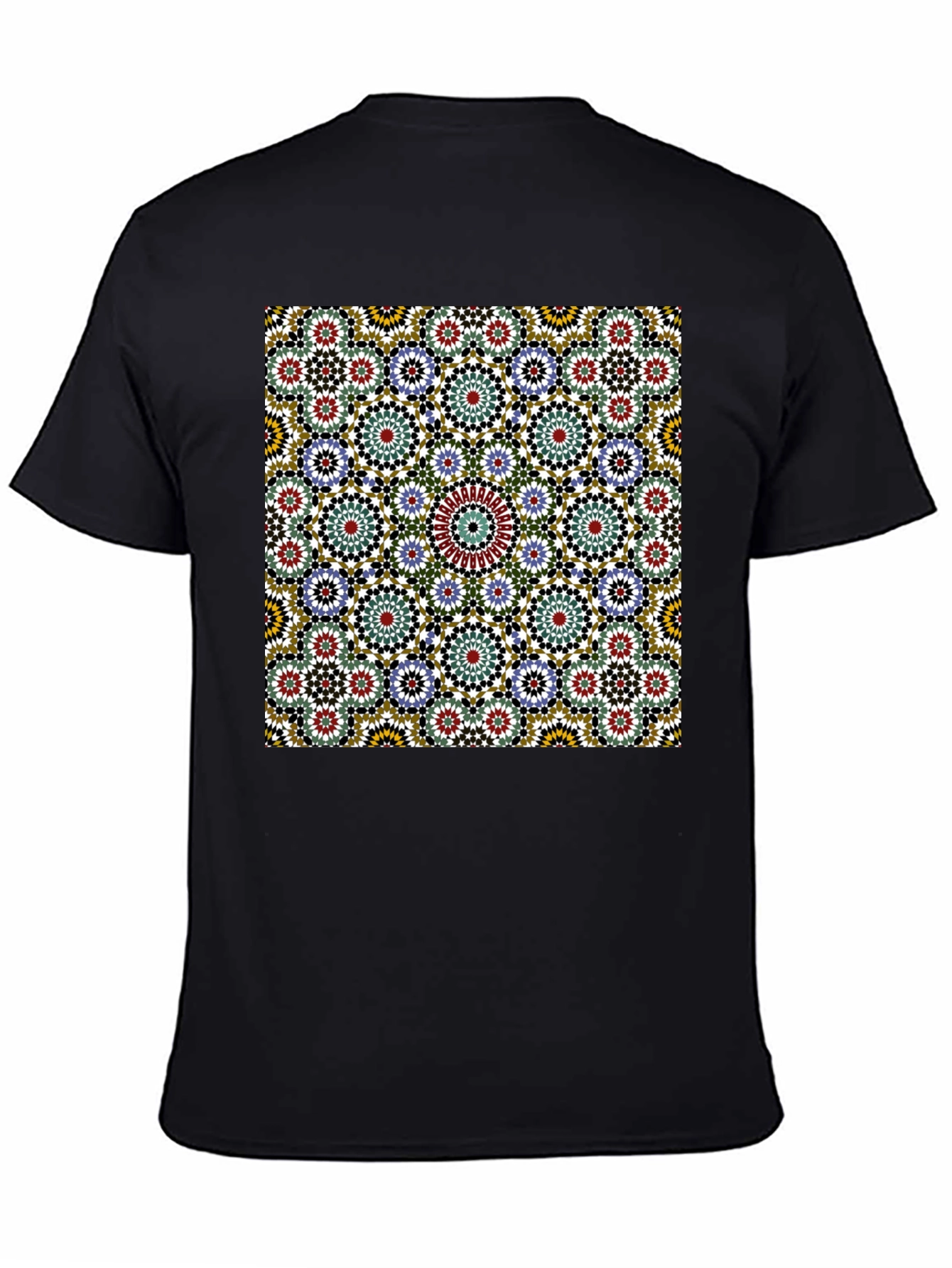 Geometric Pattern Tee - Stylish Casual Wear