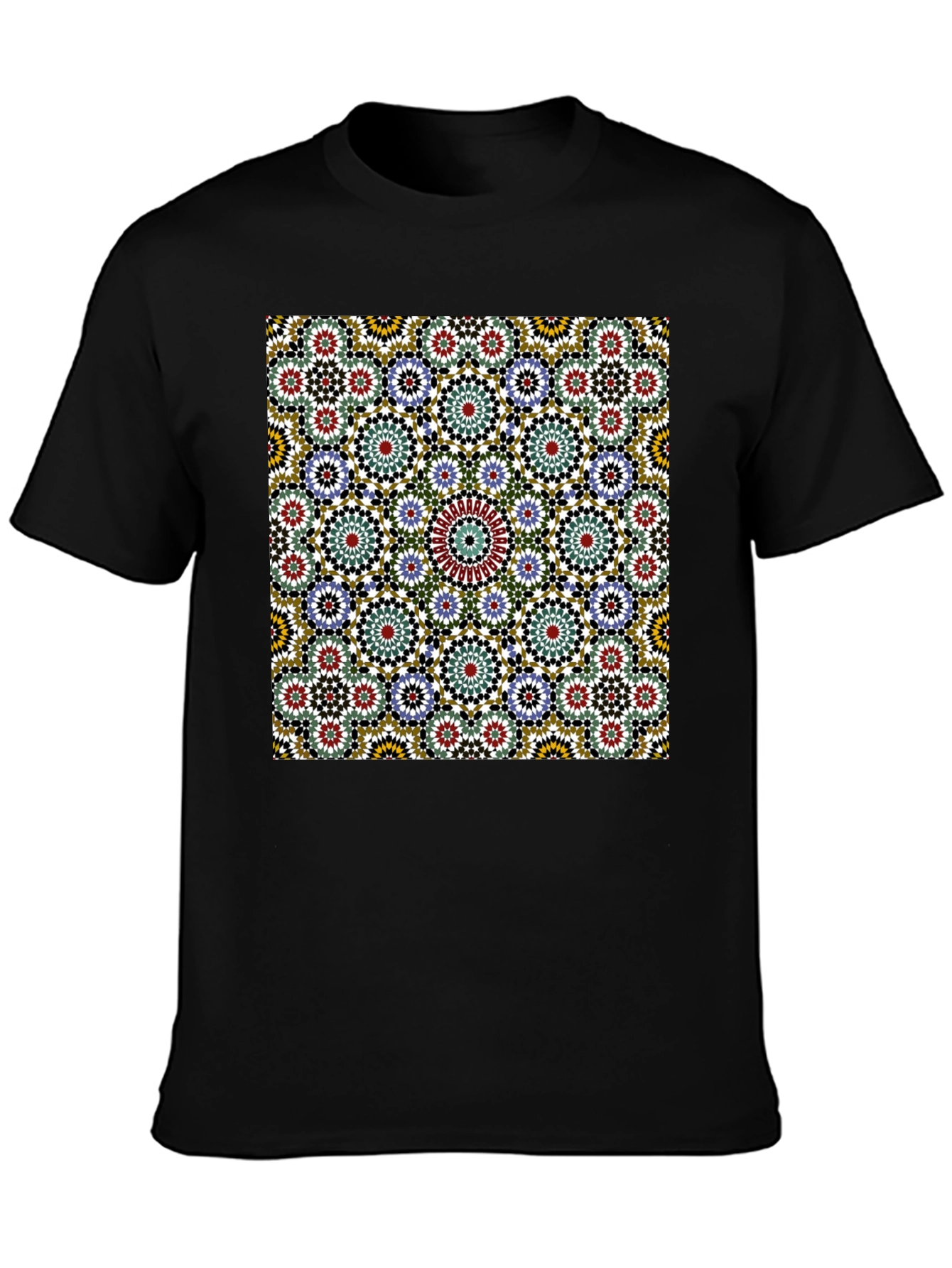 Geometric Pattern Tee - Stylish Casual Wear