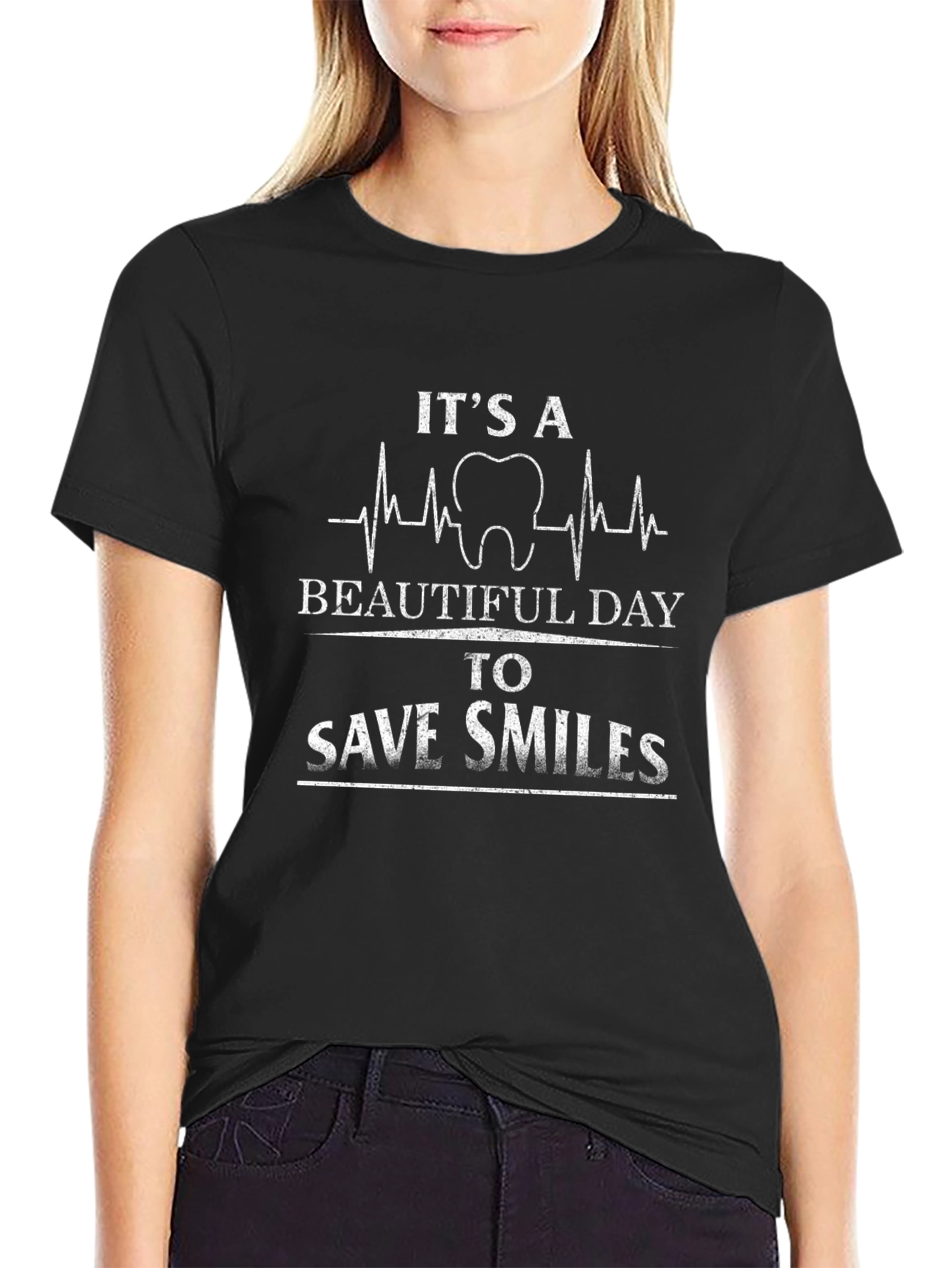 Dentist T-Shirt: Its A Beautiful Day to Save Smiles