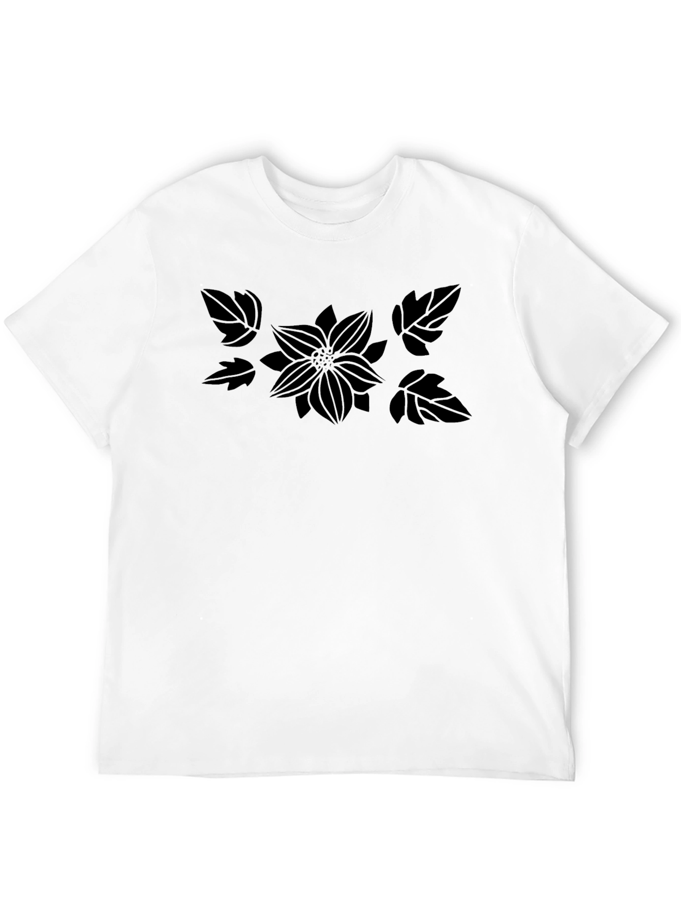 Black Floral Graphic Tee