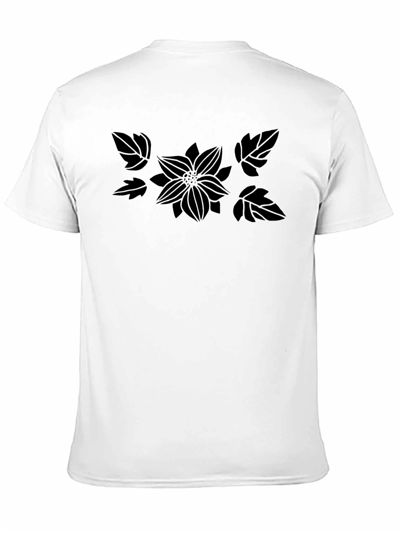 Black Floral Graphic Tee