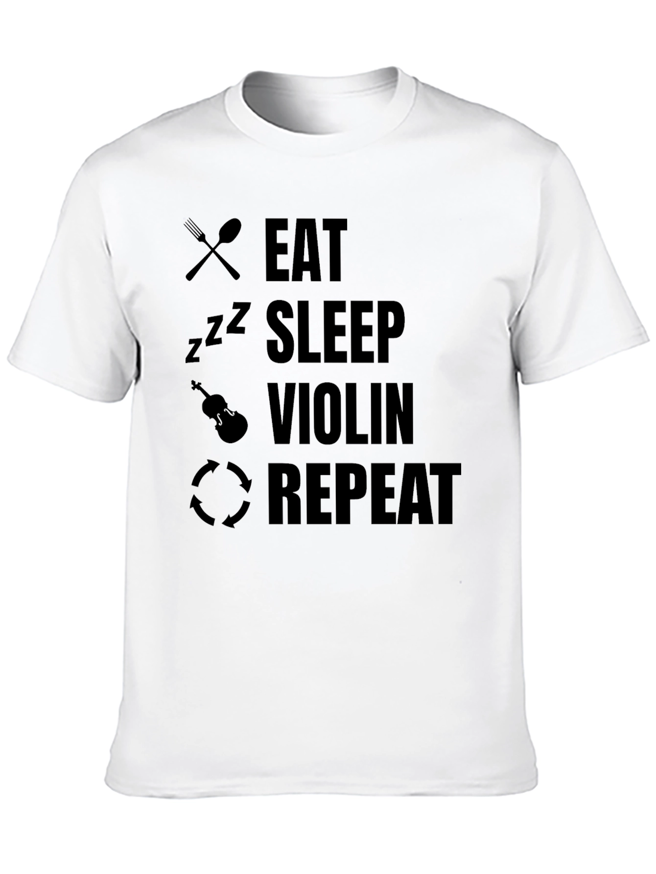 Eat Sleep Violin Repeat T-Shirt Musician Gift