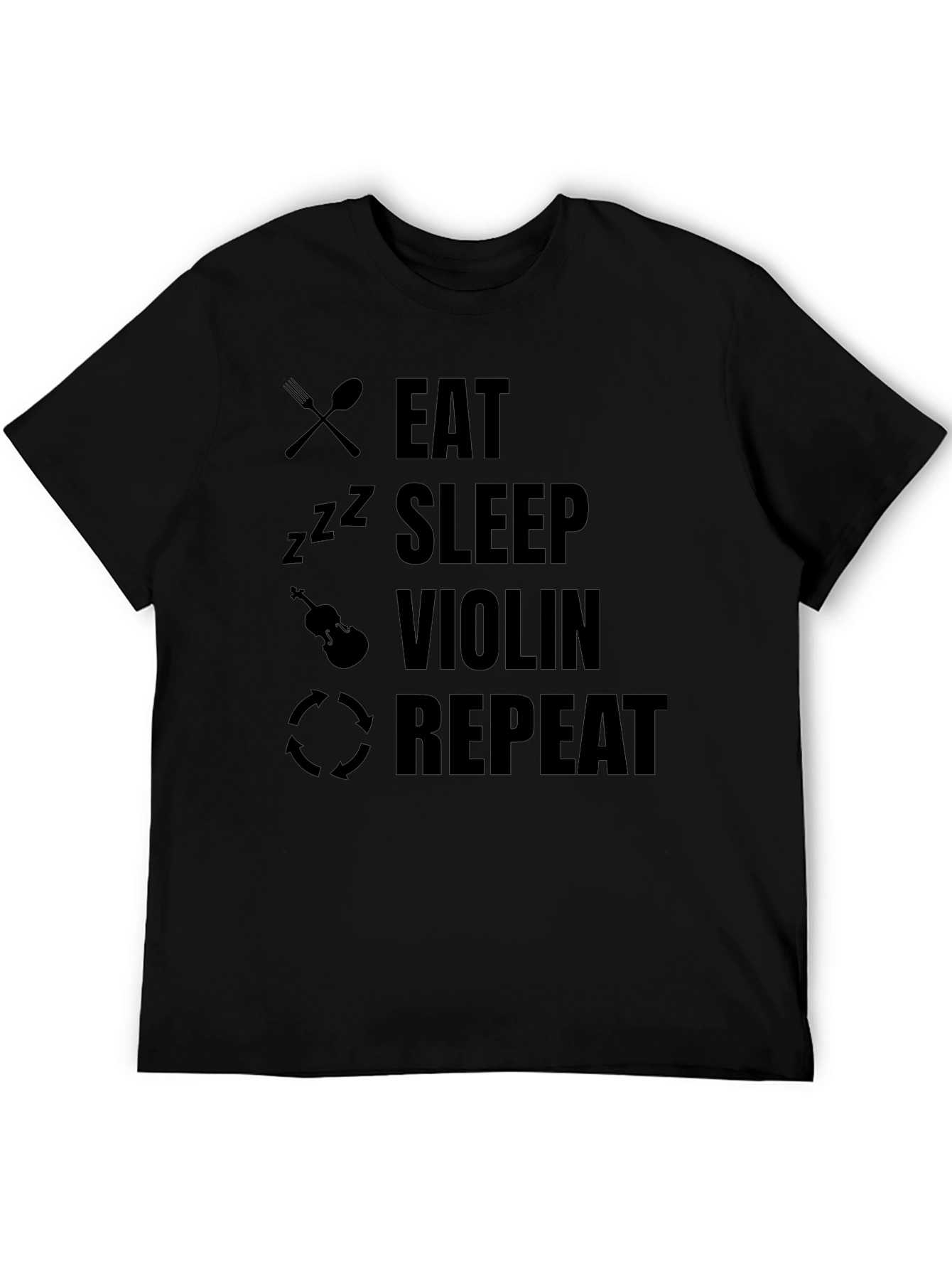 Eat Sleep Violin Repeat T-Shirt Musician Gift