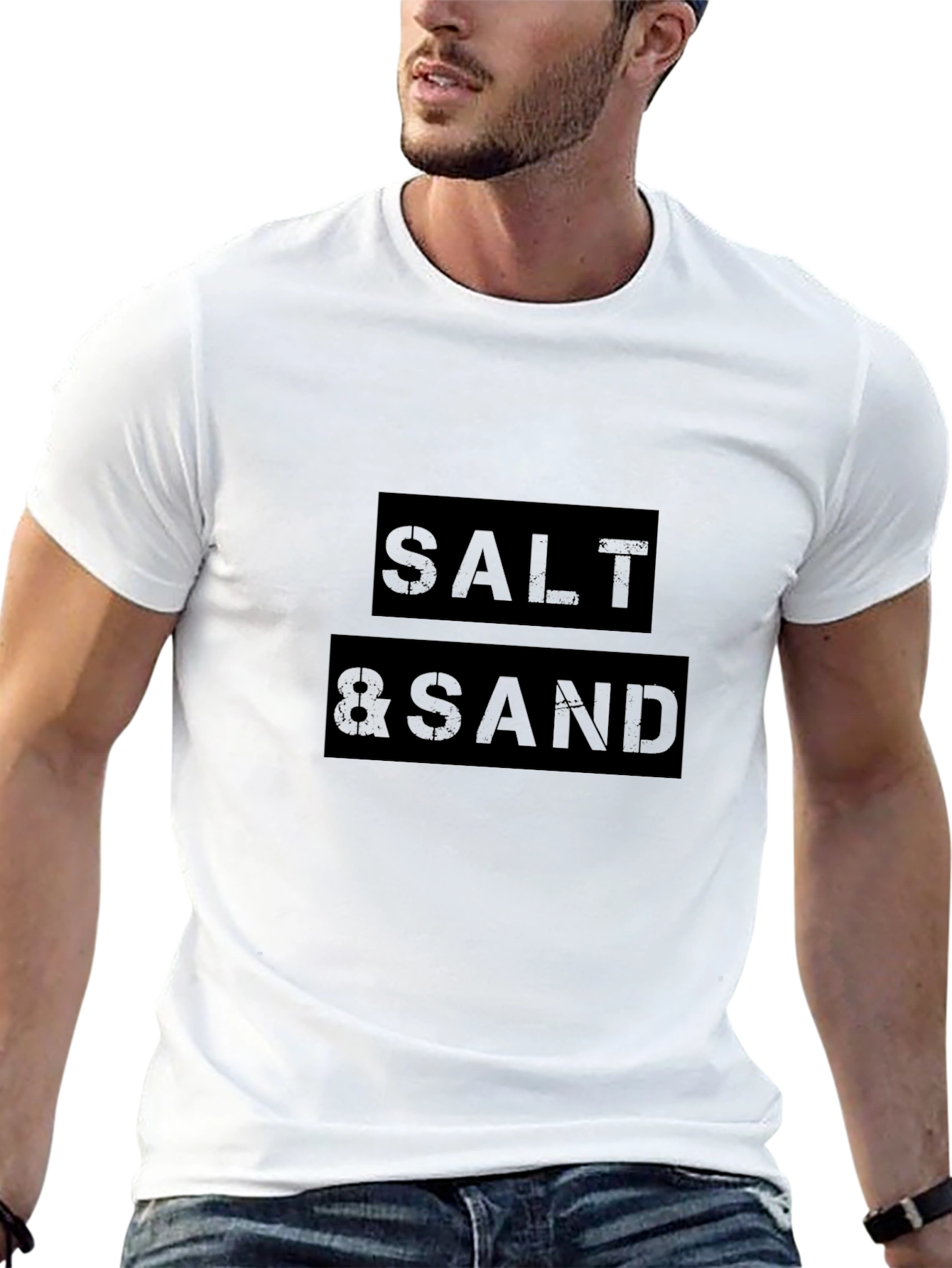 Salt & Sand Black Graphic T-Shirt