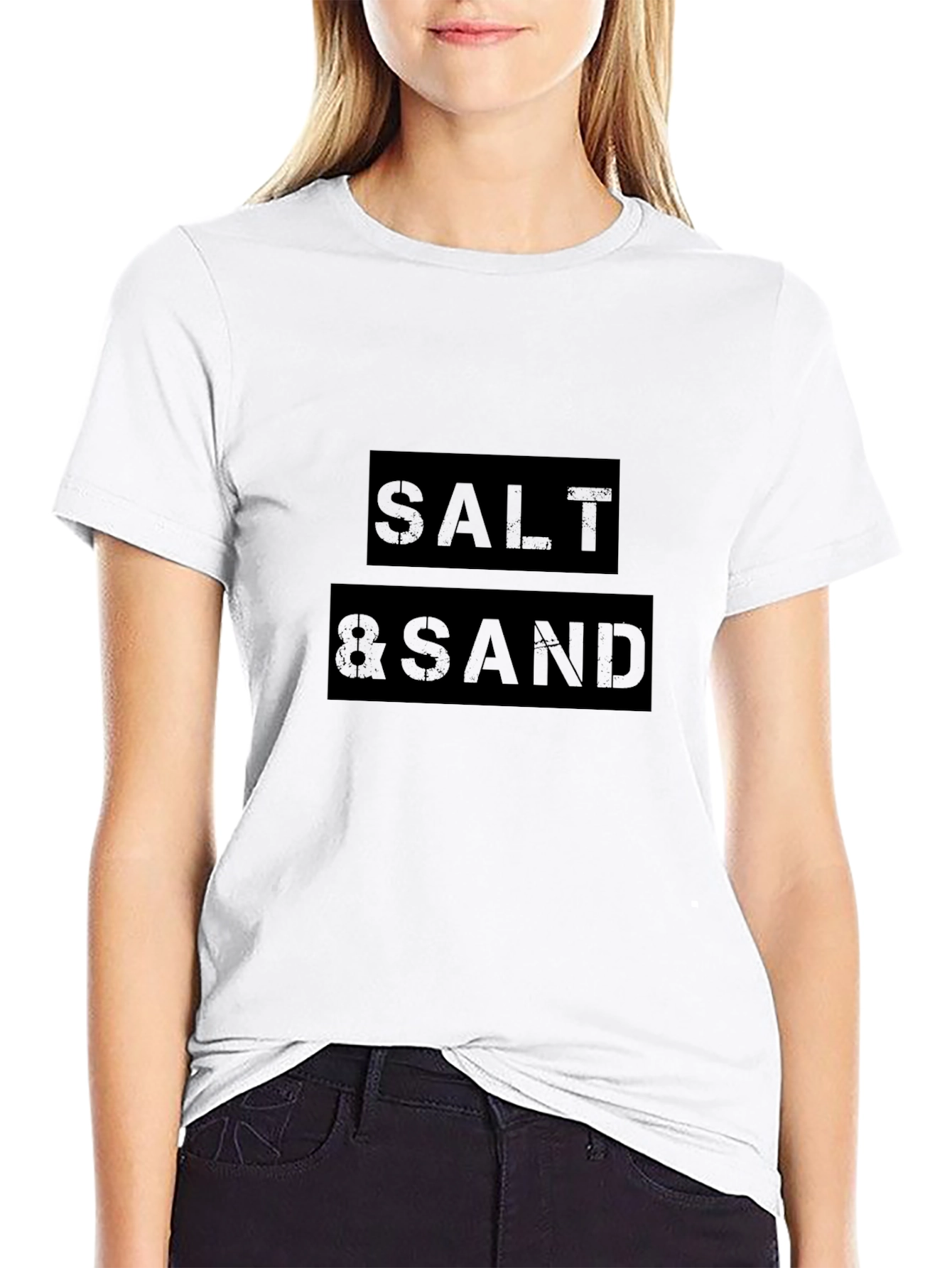 Salt & Sand Black Graphic T-Shirt